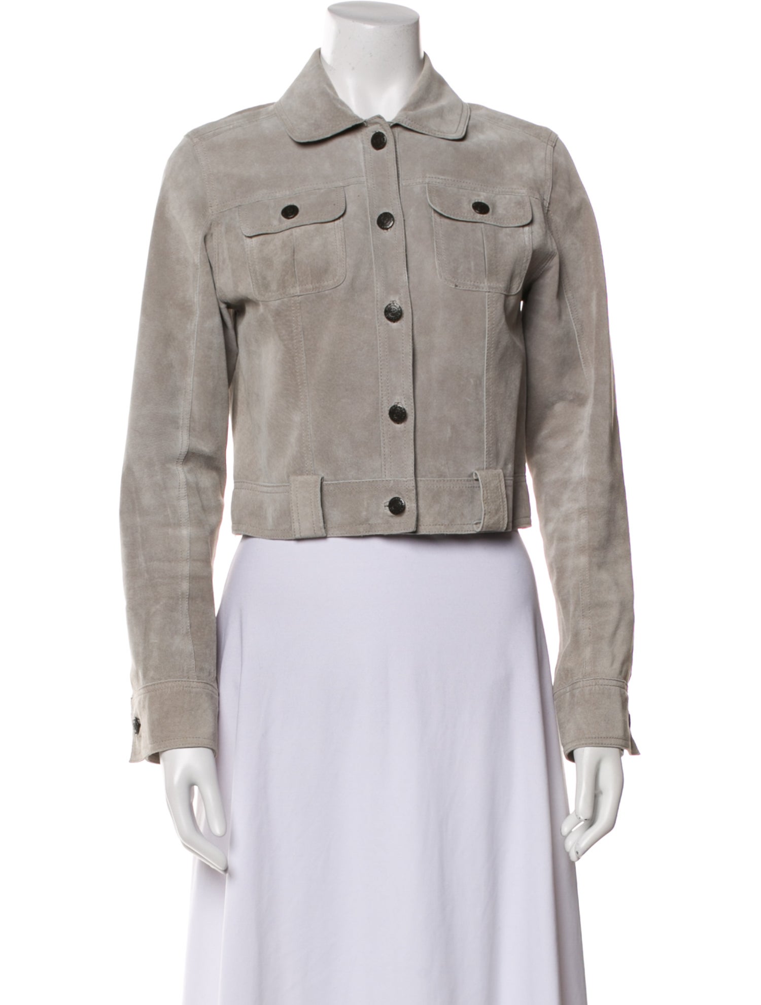 Proenza Schouler Leather Denim Jacket