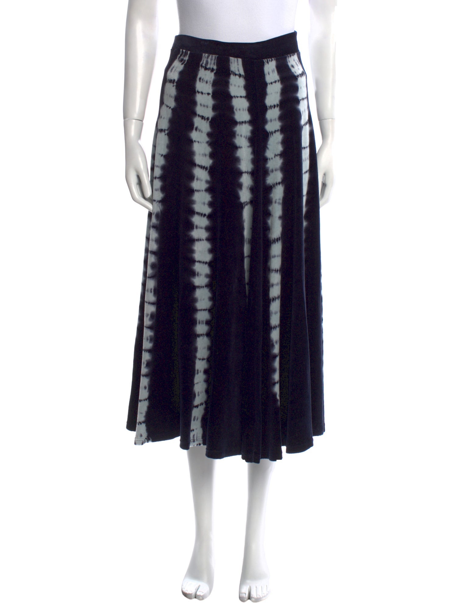Proenza Schouler Striped Midi Length Skirt