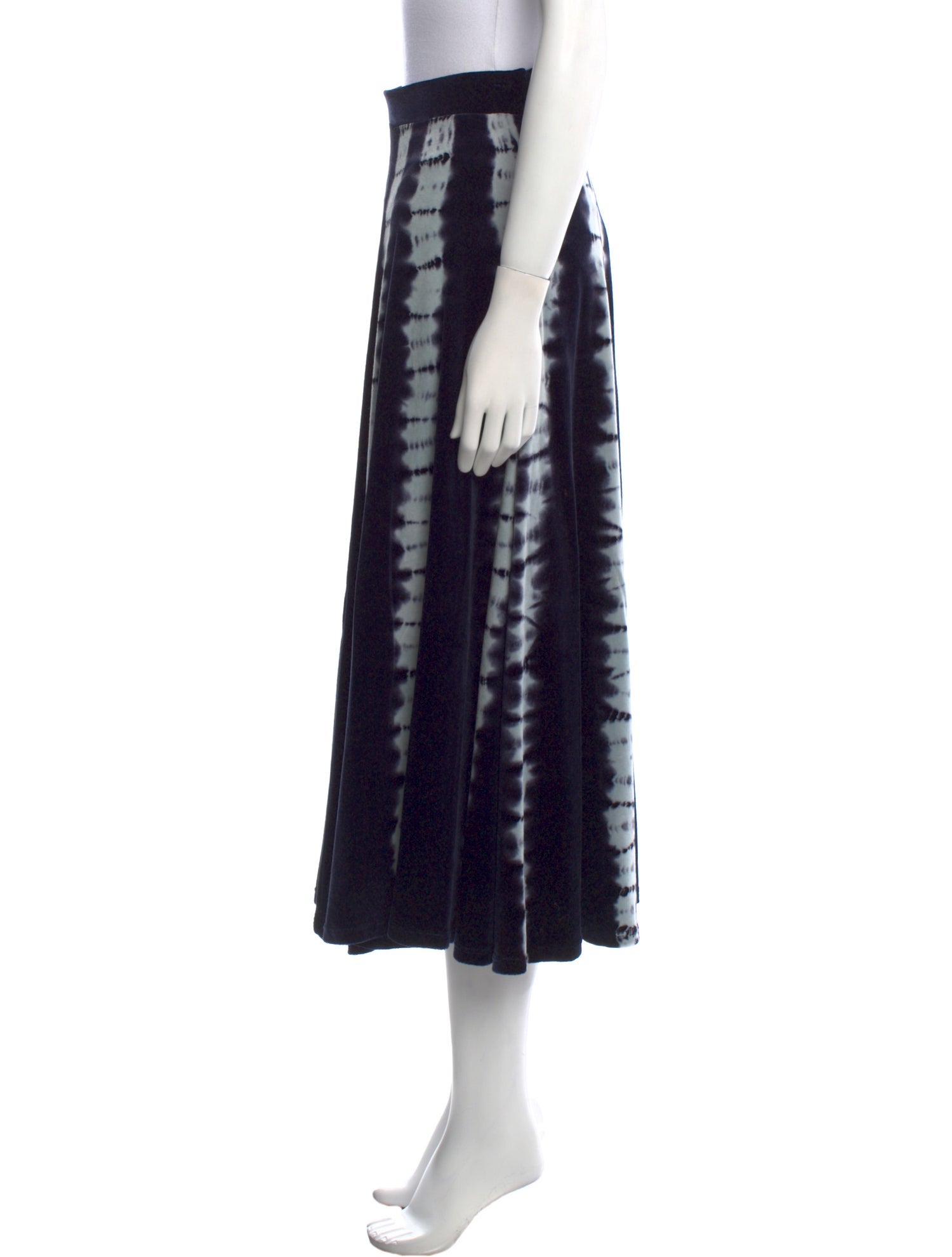 Proenza Schouler Striped Midi Length Skirt