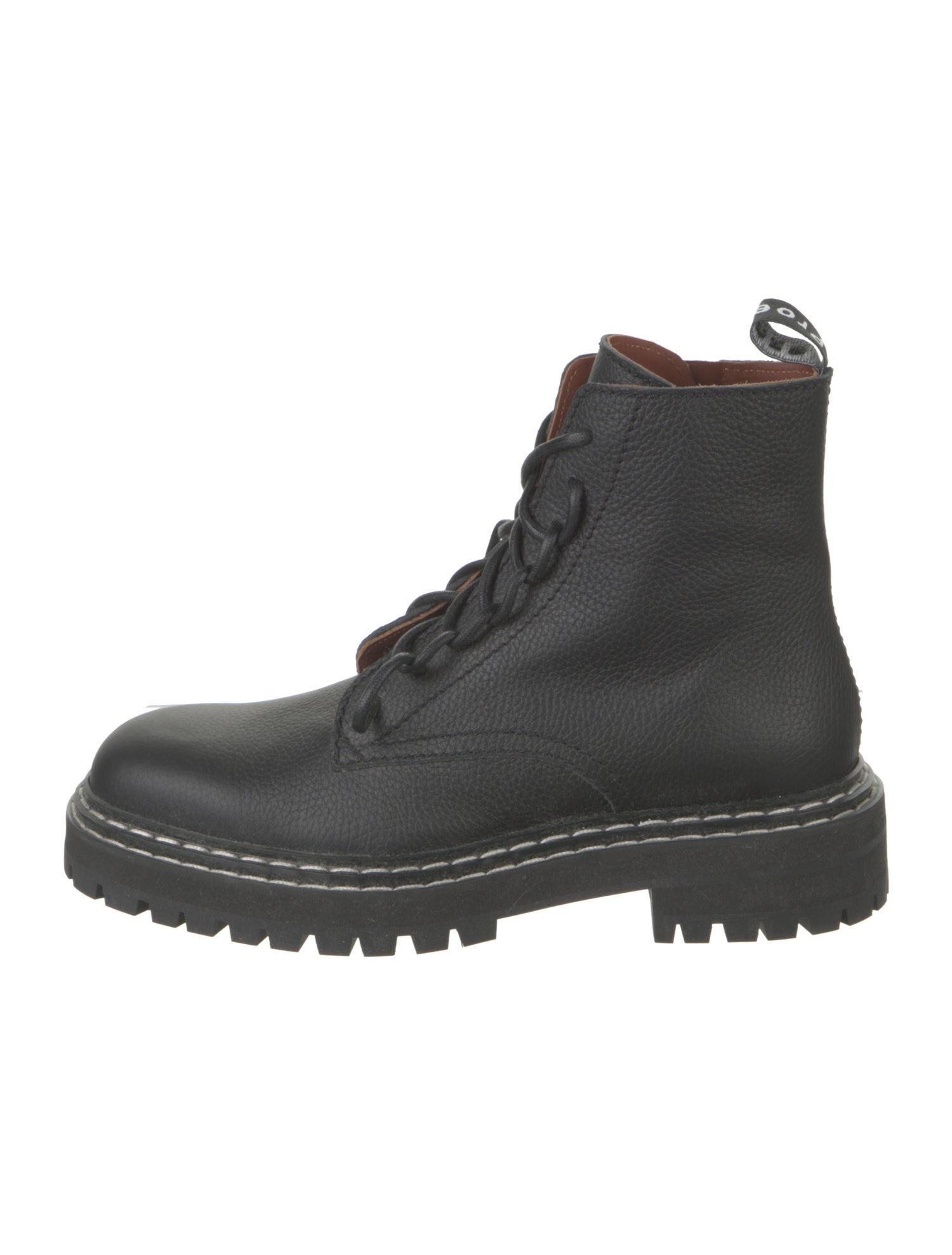 Proenza Schouler Leather Combat Boots