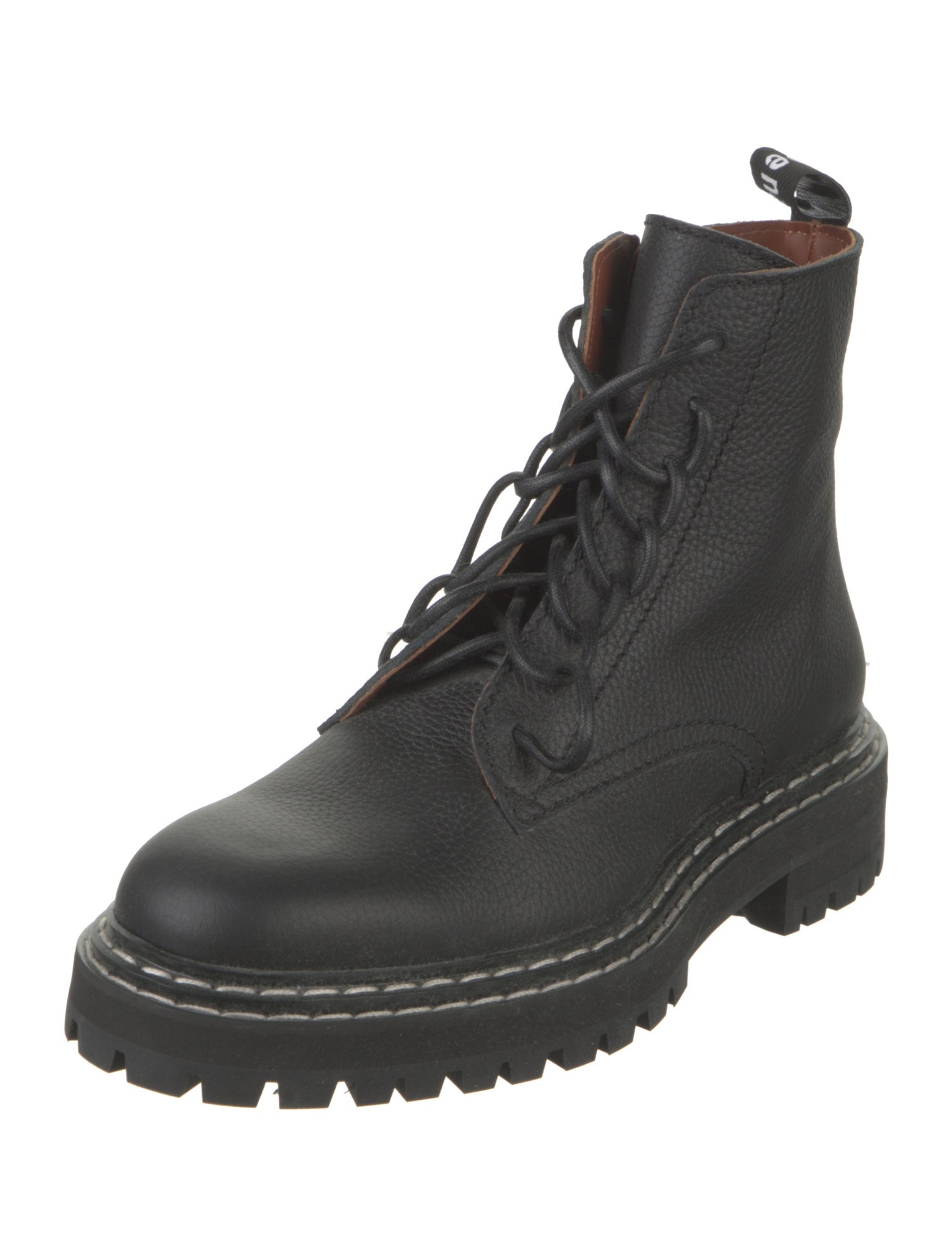 Proenza Schouler Leather Combat Boots