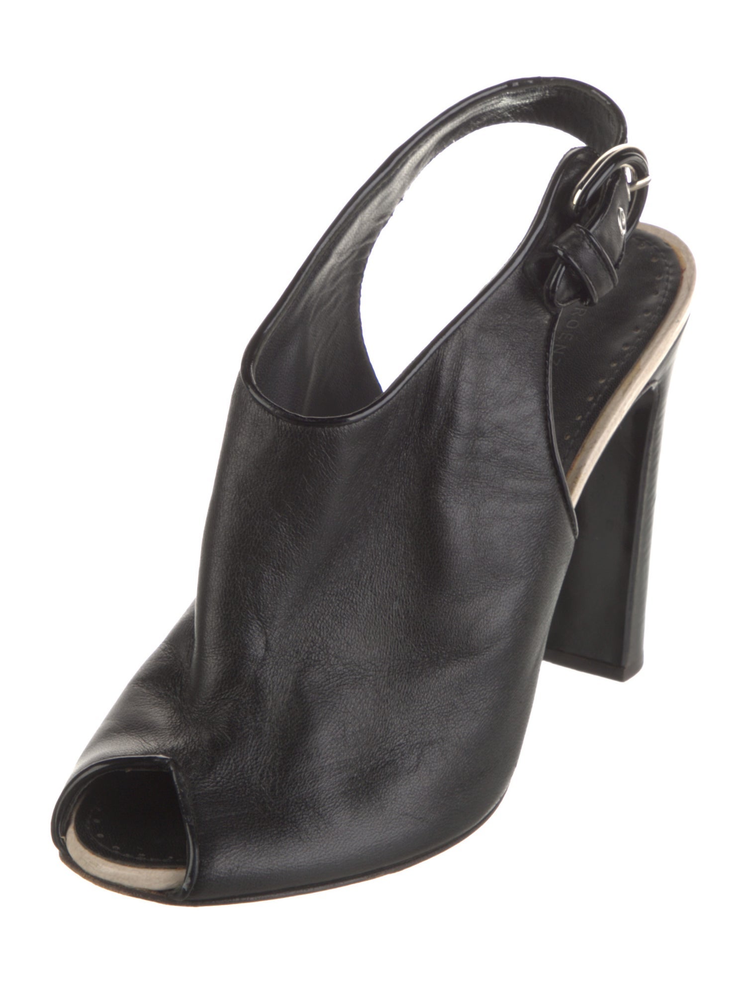 Proenza Schouler Leather Slingback Sandals