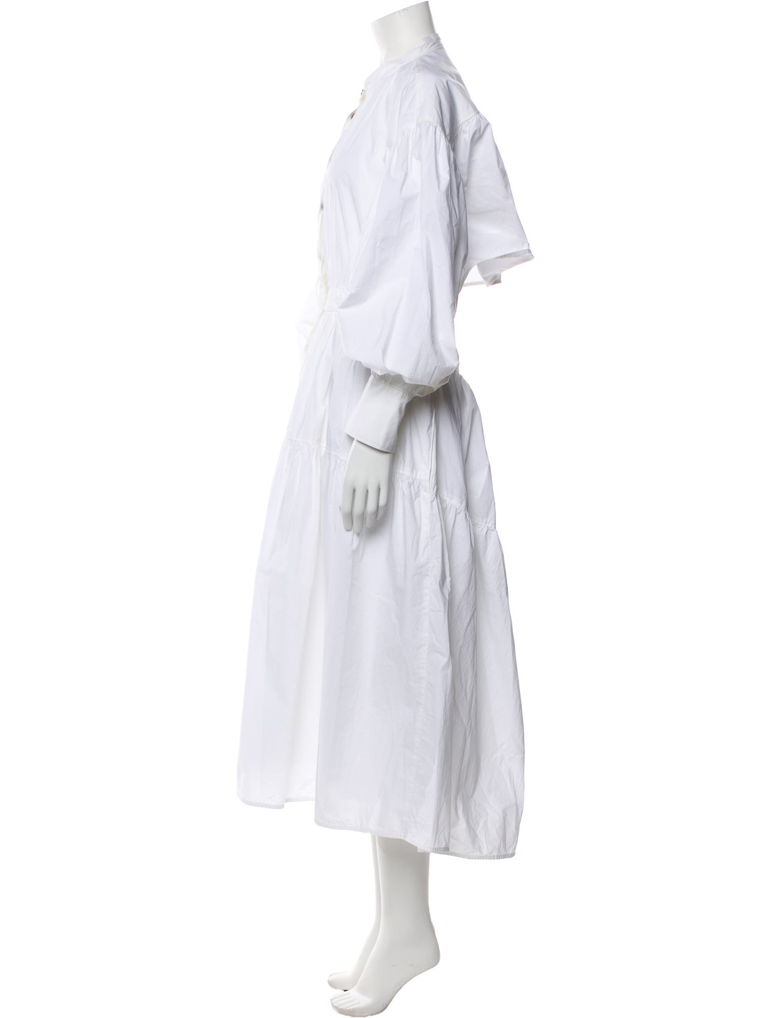 Proenza Schouler Mock Neck Long Dress