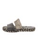 Proenza Schouler Leather Printed Slides