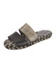 Proenza Schouler Leather Printed Slides