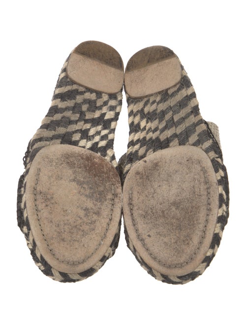 Proenza Schouler Leather Printed Slides