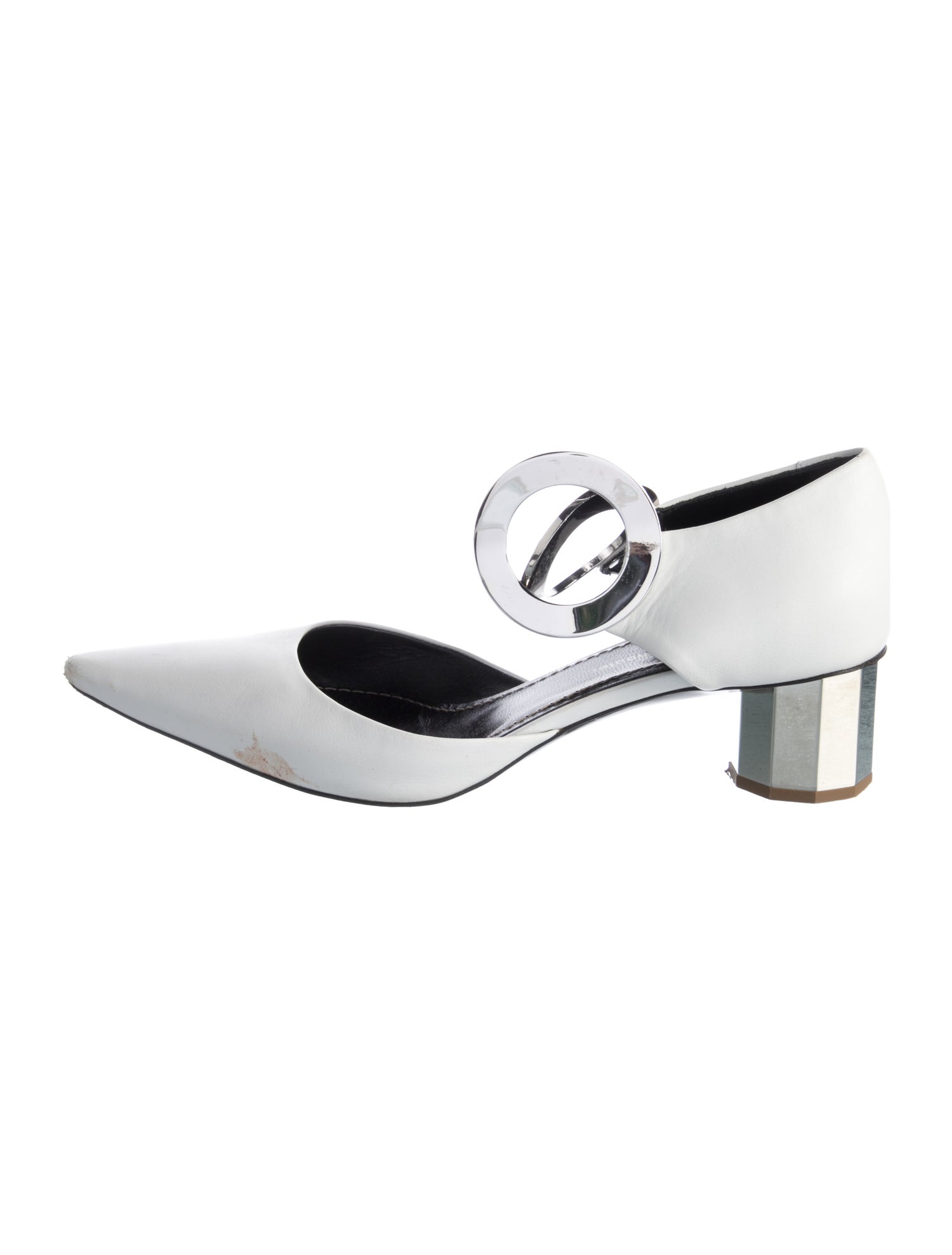 Proenza Schouler Leather D'Orsay Pumps