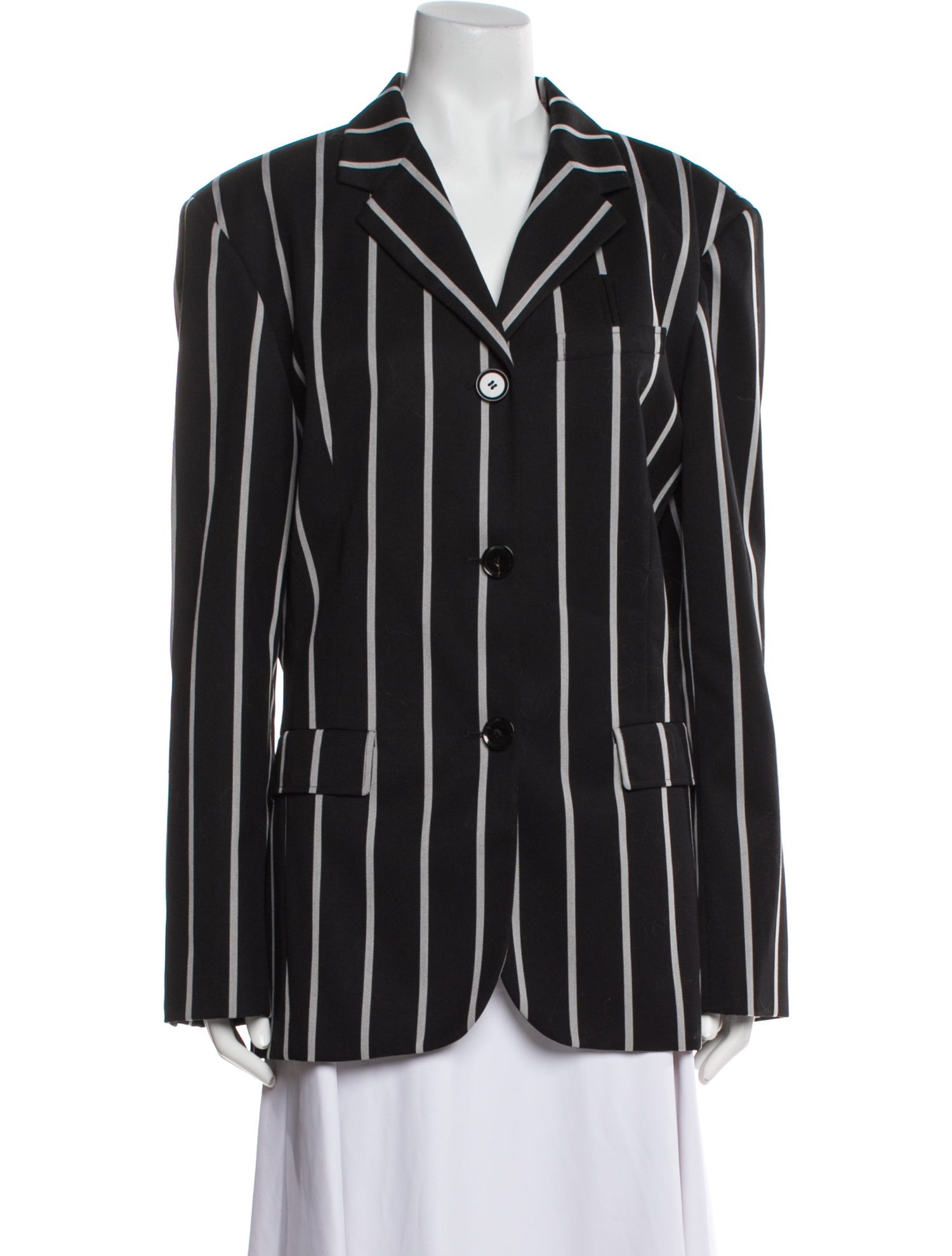 Proenza Schouler Wool Striped Blazer