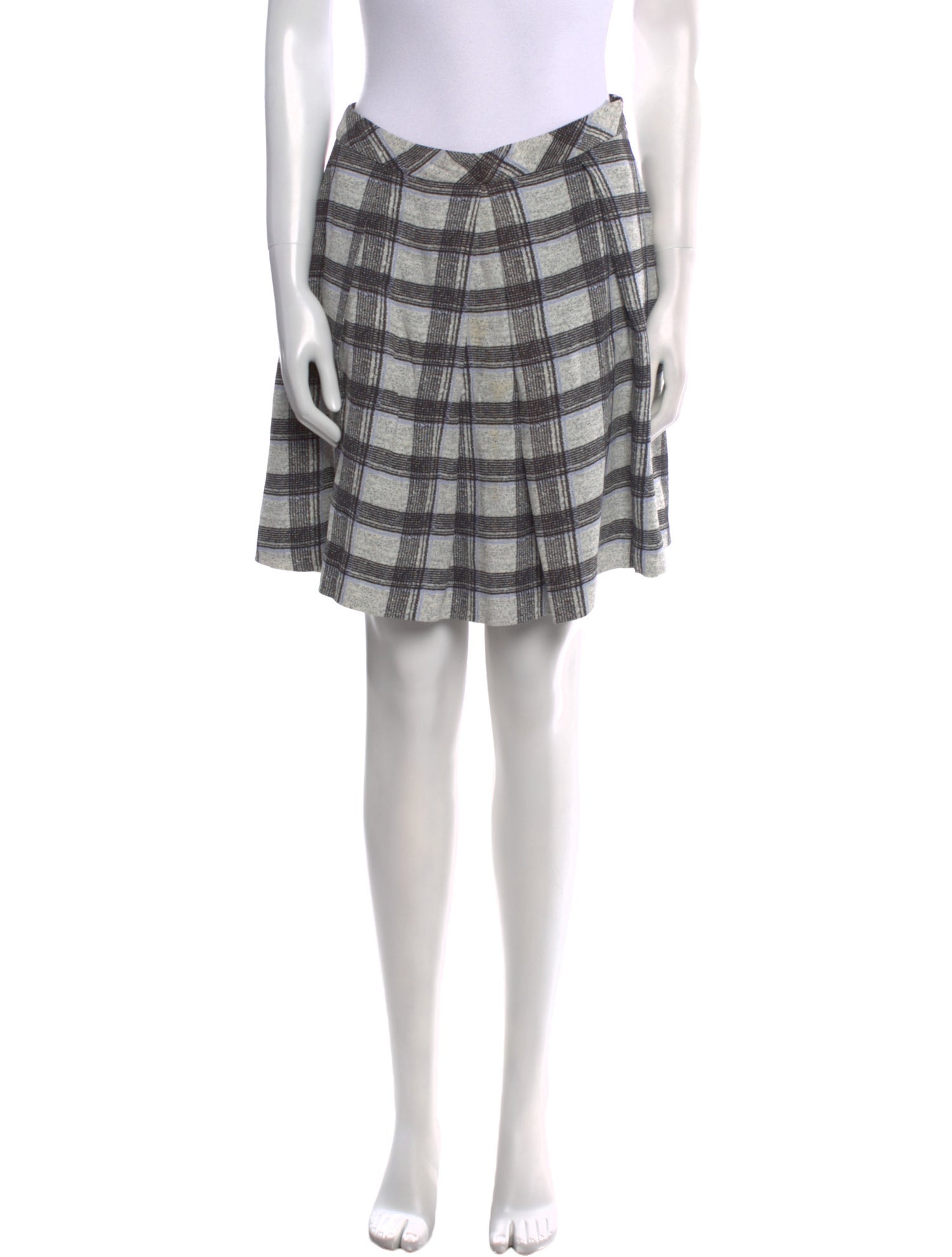 Proenza Schouler Plaid Print Mini Skirt
