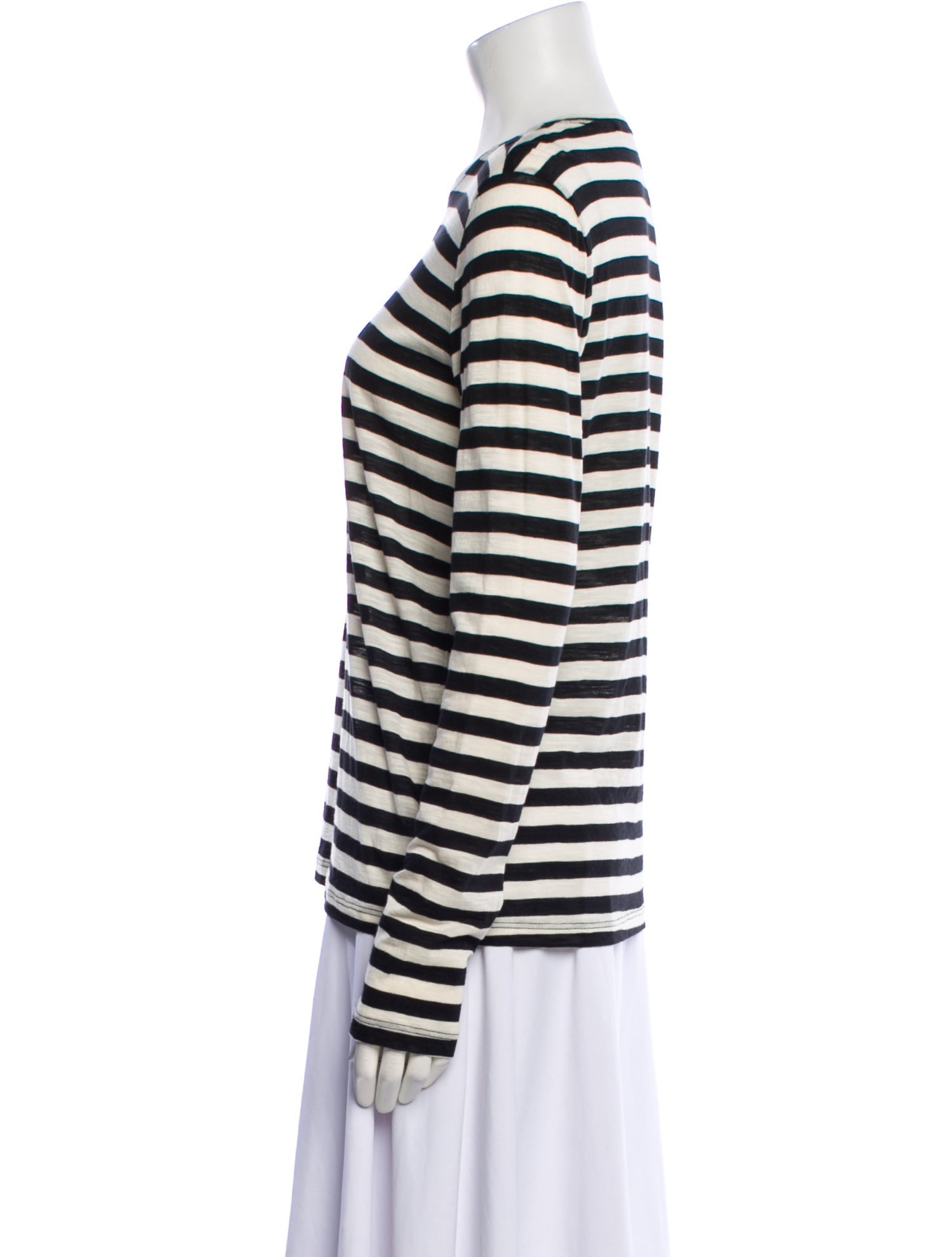 Proenza Schouler Striped Crew Neck T-Shirt