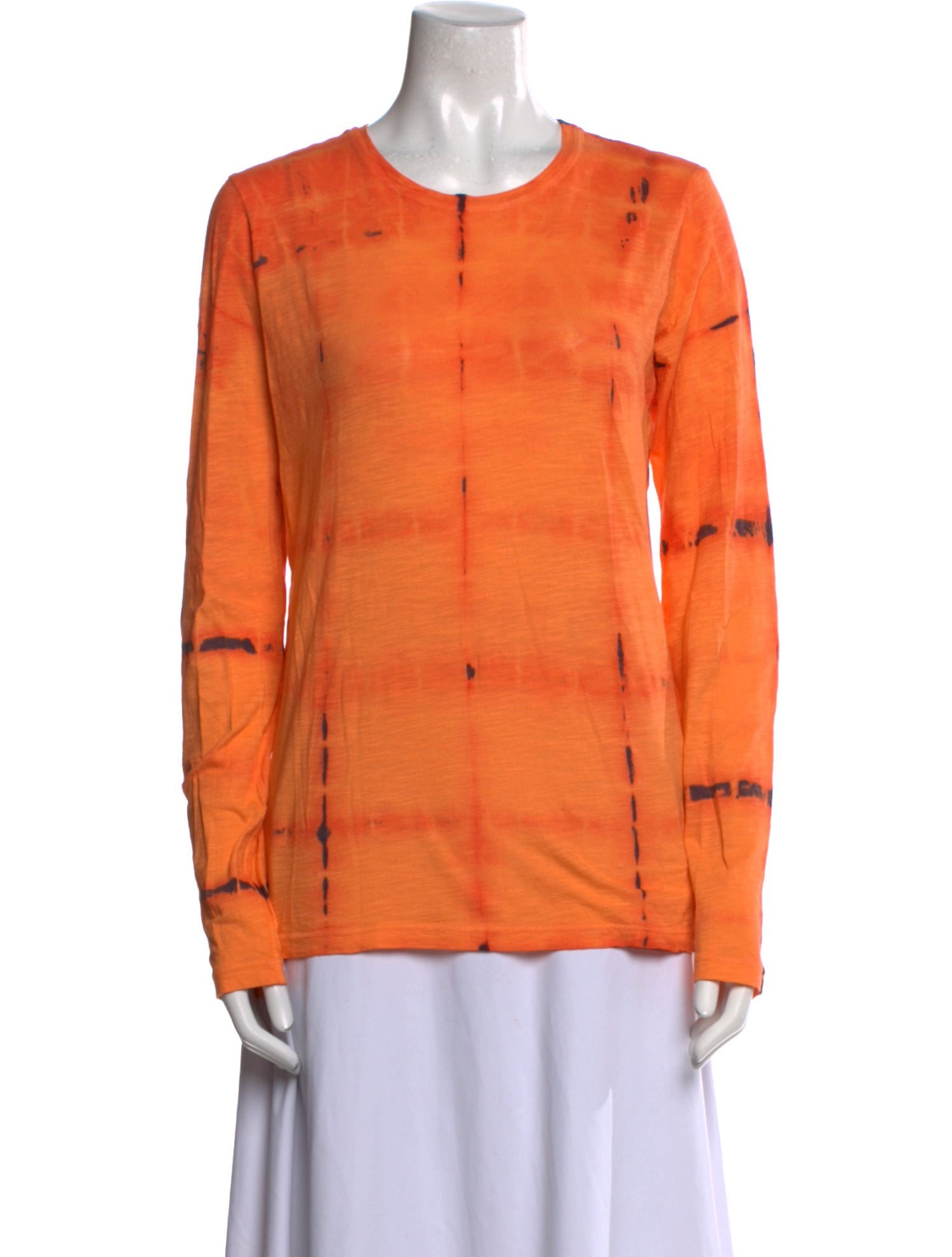 Proenza Schouler Crew Neck Long Sleeve Button-Up Top