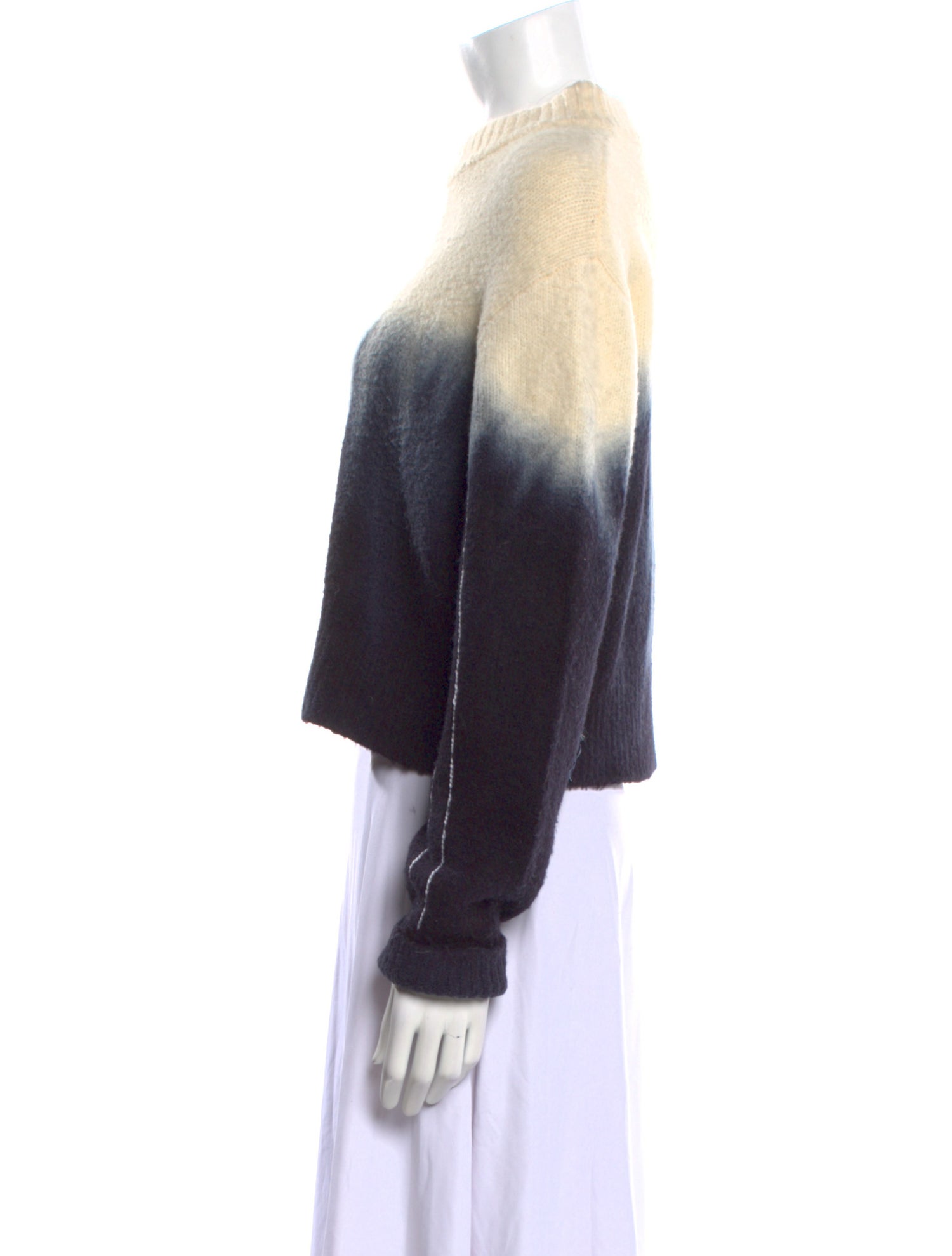 Proenza Schouler Striped Mock Neck Sweater