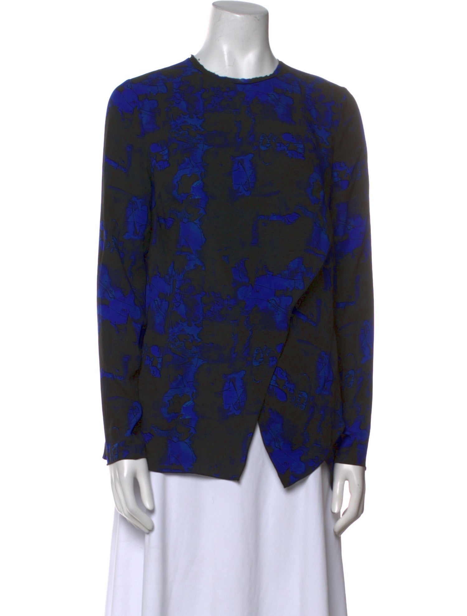 Proenza Schouler Silk Printed Blouse