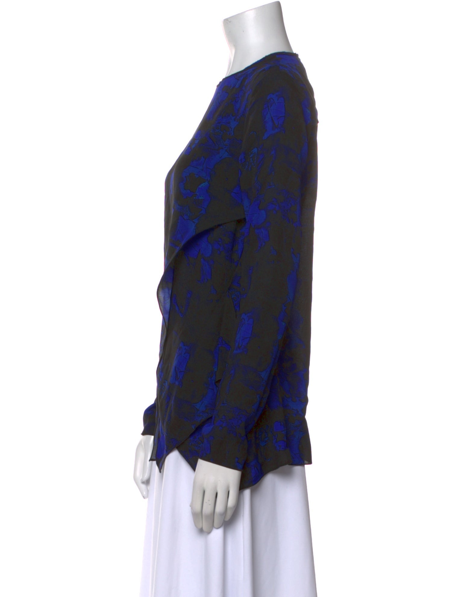 Proenza Schouler Silk Printed Blouse