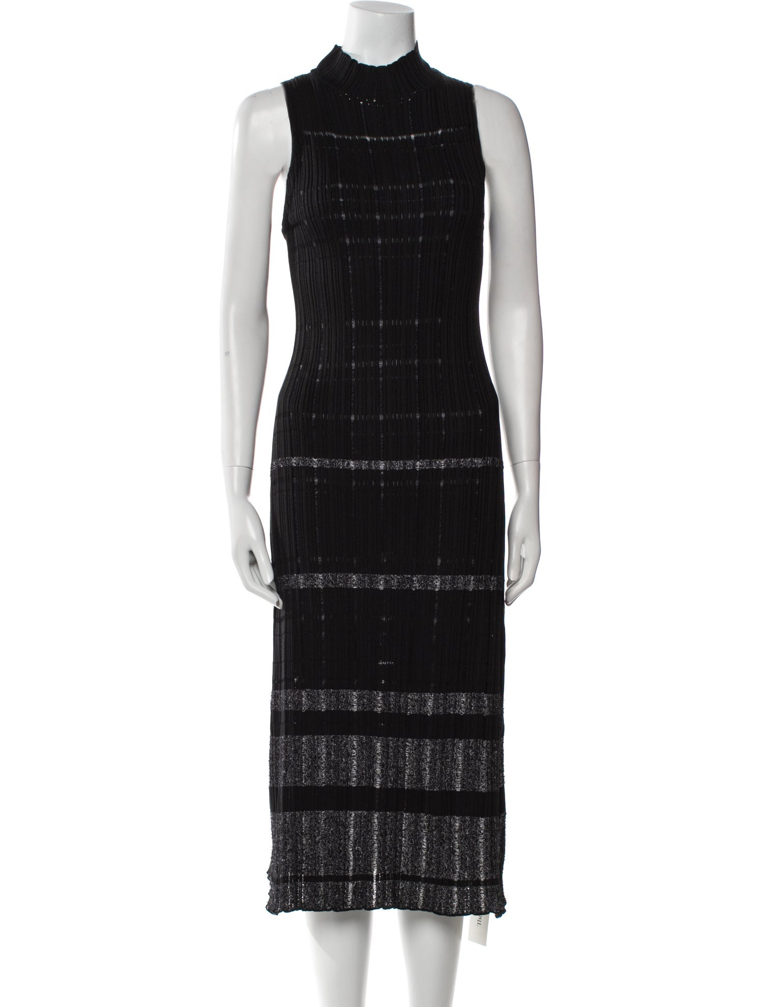 Proenza Schouler Plaid Print Midi Length Dress