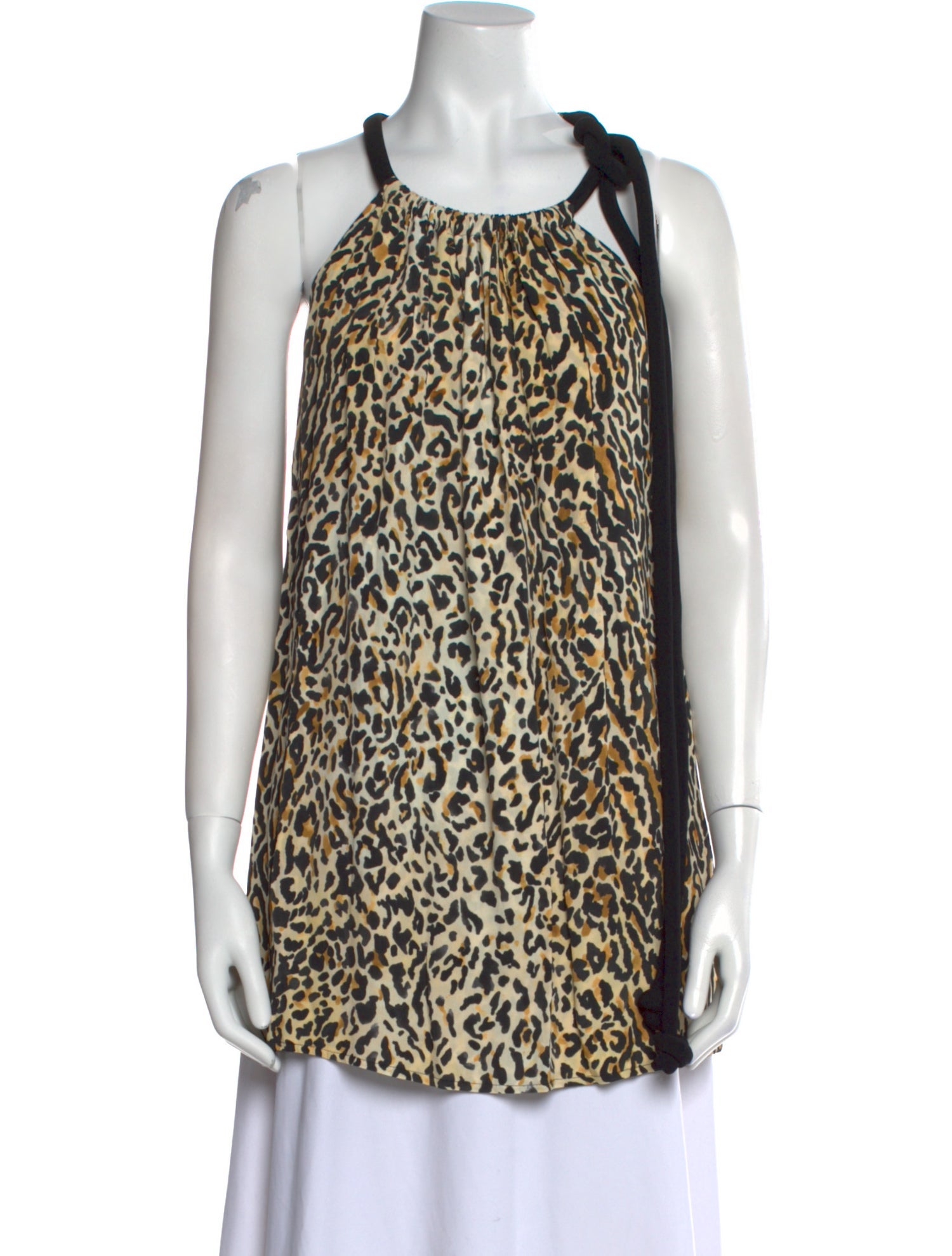 Proenza Schouler Animal Print Scoop Neck Top w/ Tags