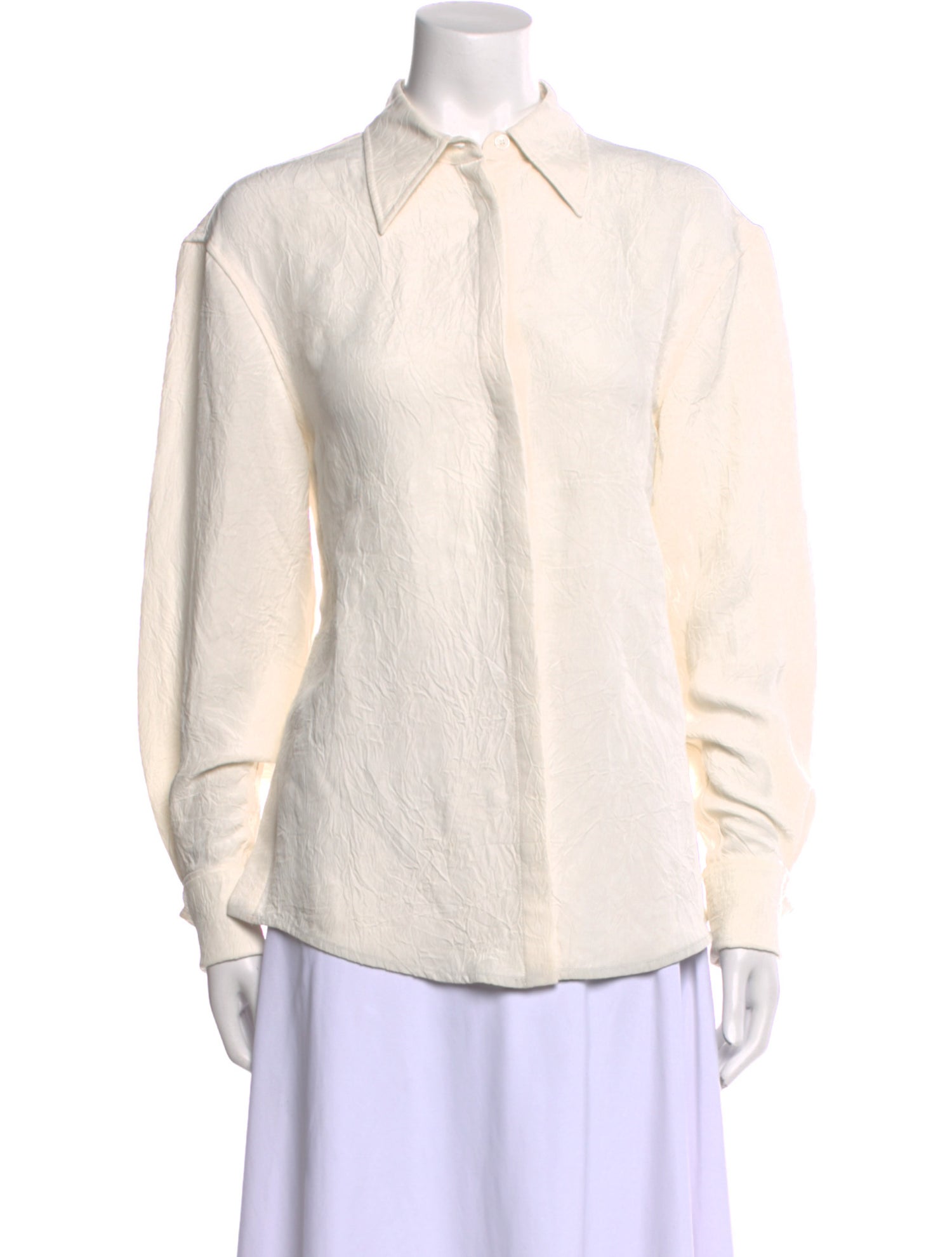 Proenza Schouler Long Sleeve Button-Up Top