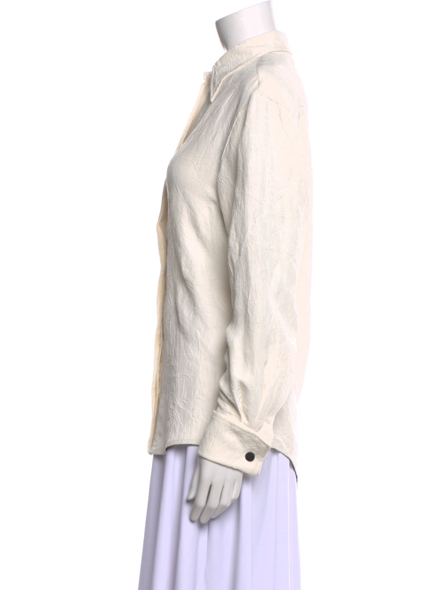 Proenza Schouler Long Sleeve Button-Up Top