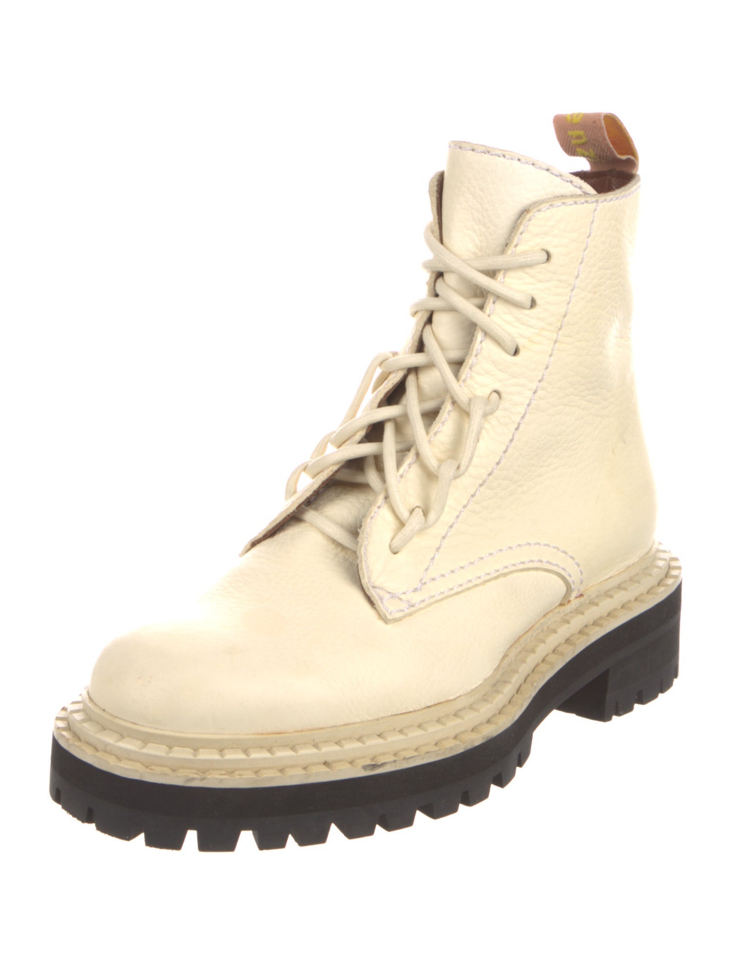 Proenza Schouler Leather Combat Boots