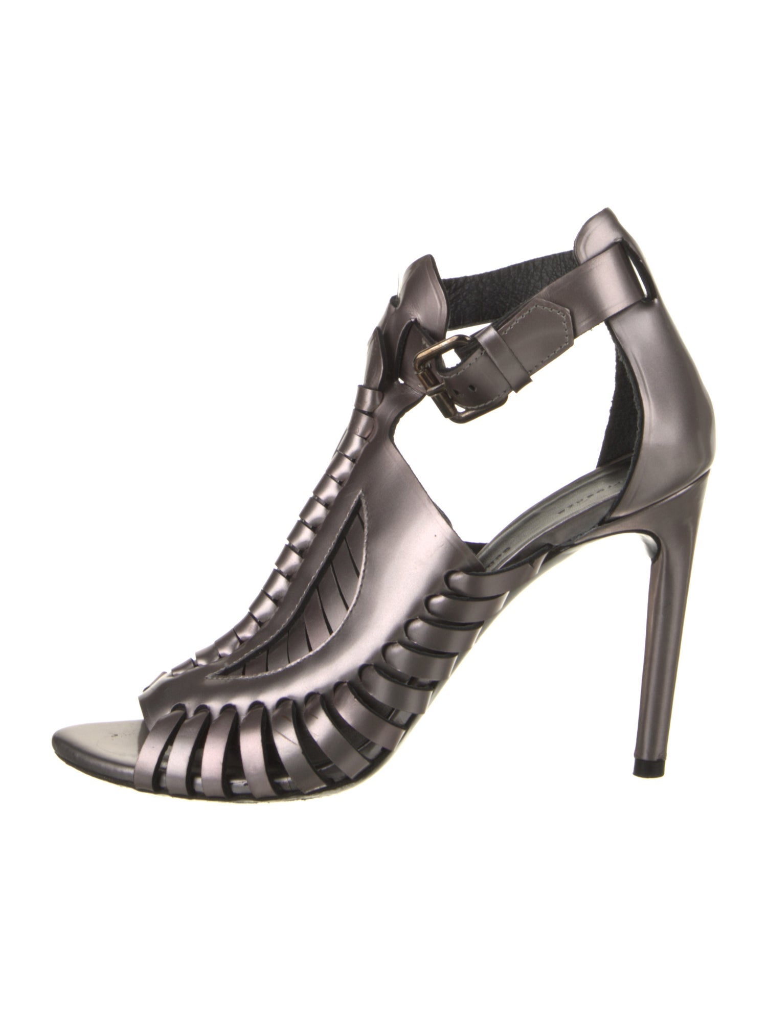 Proenza Schouler Leather T-Strap Sandals