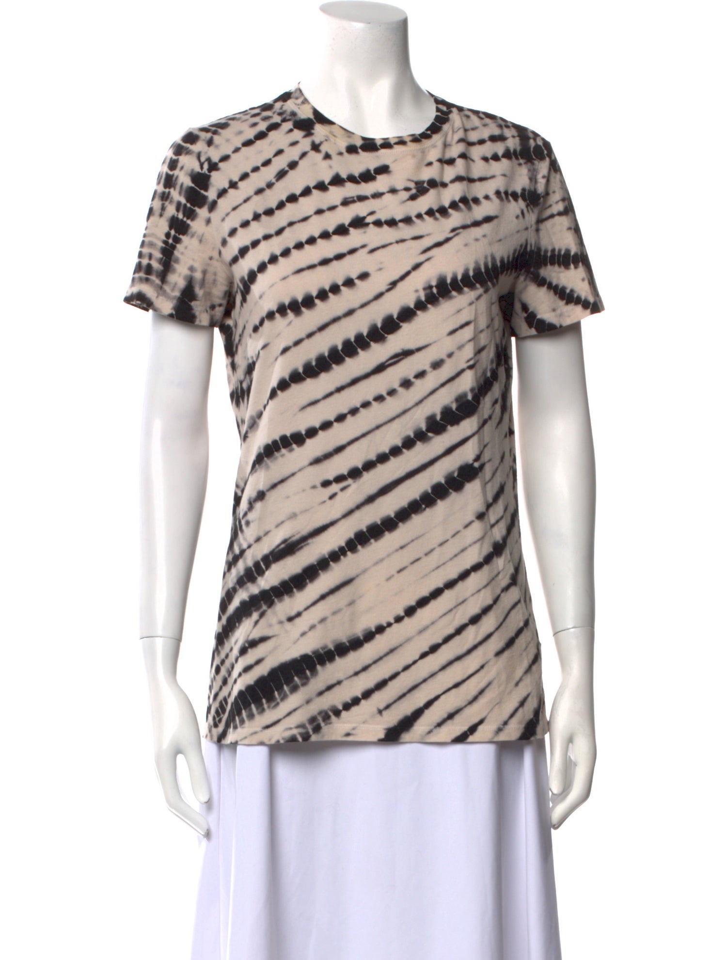 Proenza Schouler Tie-Dye Print Crew Neck T-Shirt