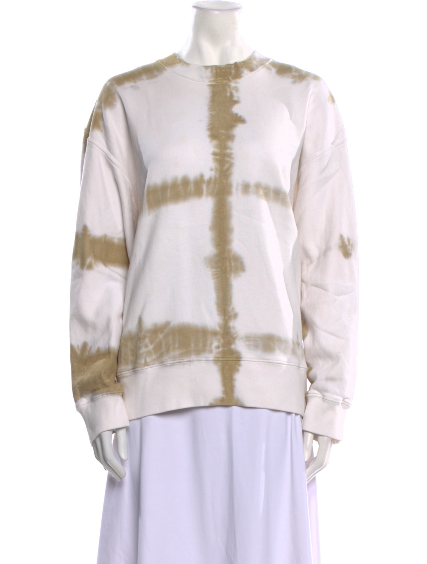Proenza Schouler Tie-Dye Print Crew Neck Sweatshirt
