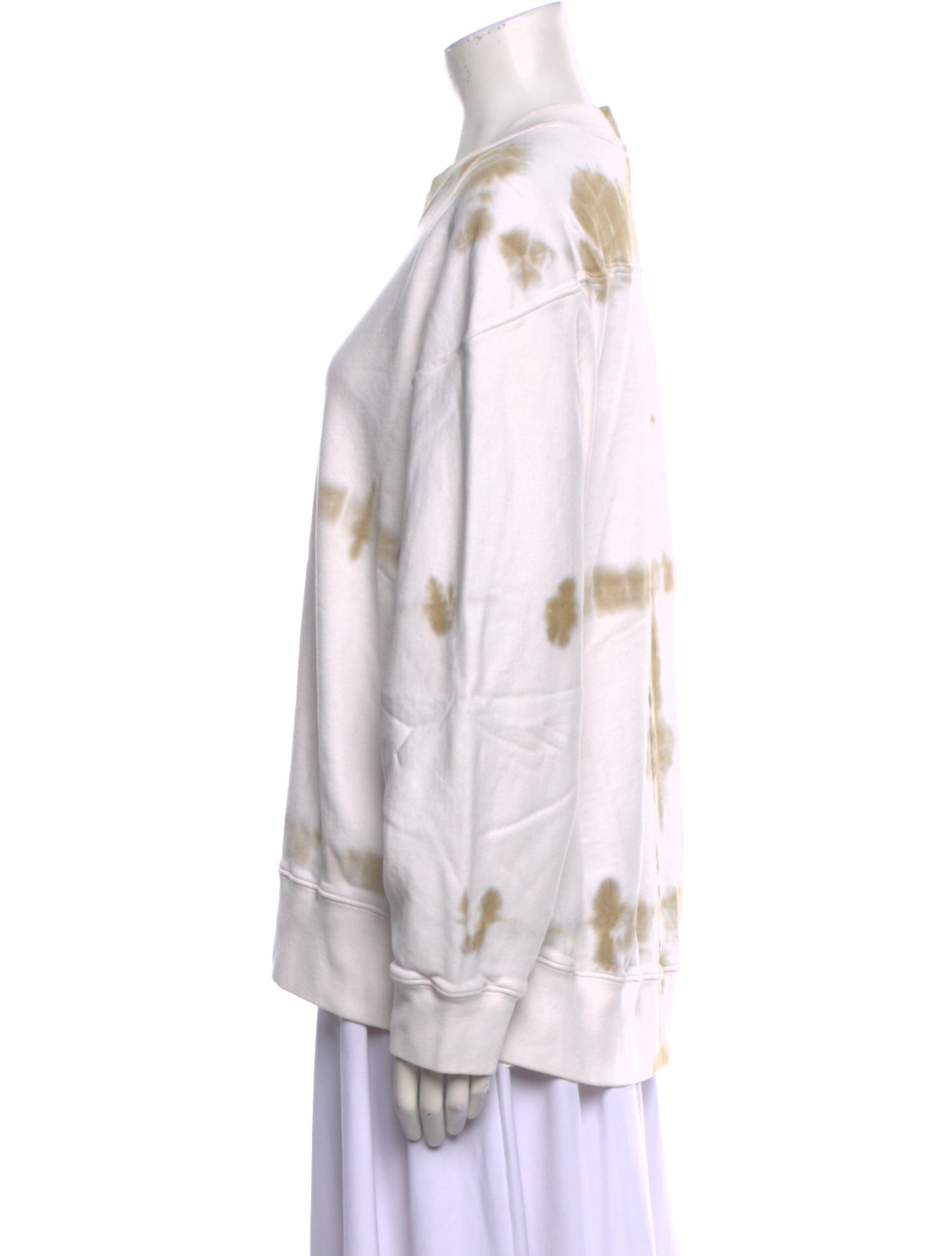 Proenza Schouler Tie-Dye Print Crew Neck Sweatshirt