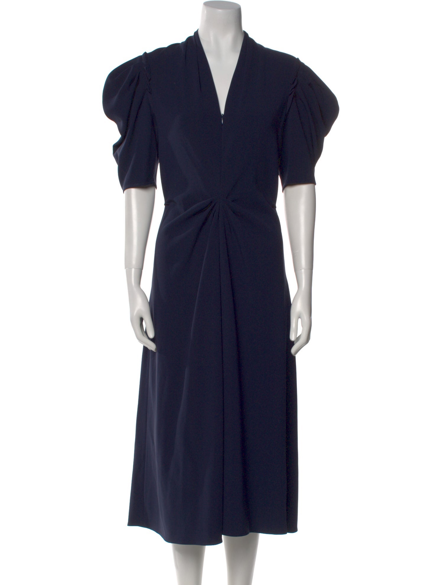 Proenza Schouler V-Neck Midi Length Dress