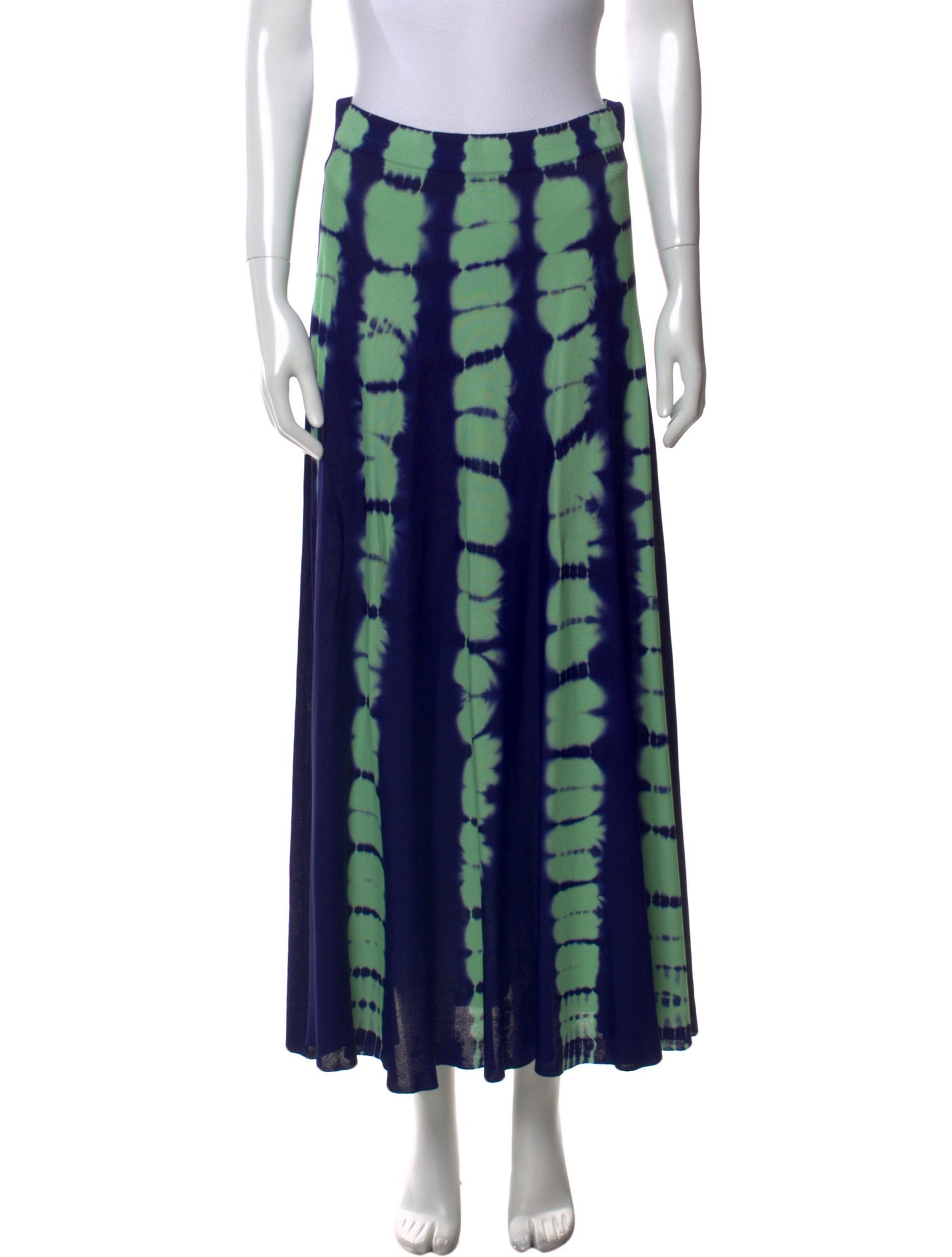 Proenza Schouler Tie-Dye Print Midi Length Skirt