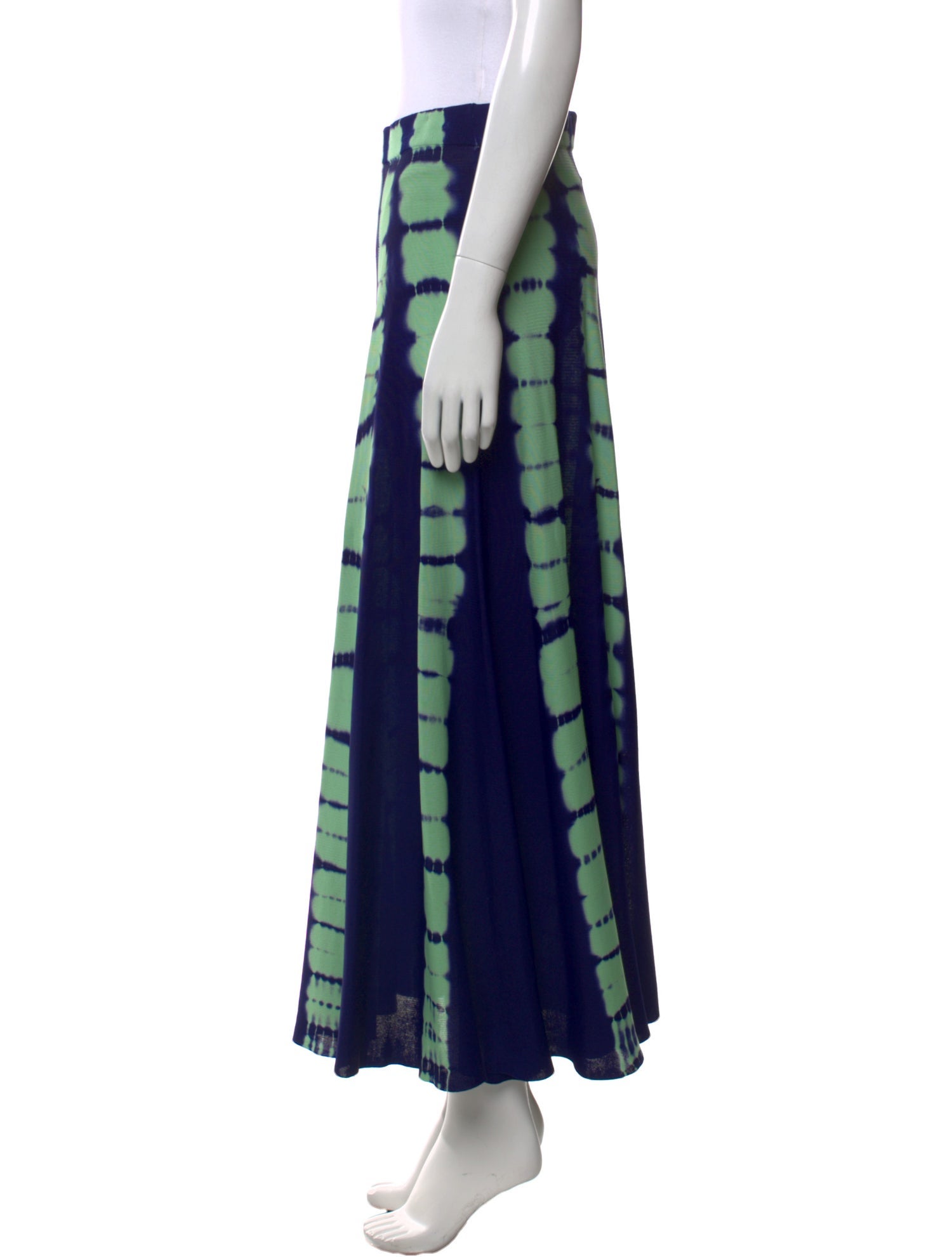 Proenza Schouler Tie-Dye Print Midi Length Skirt