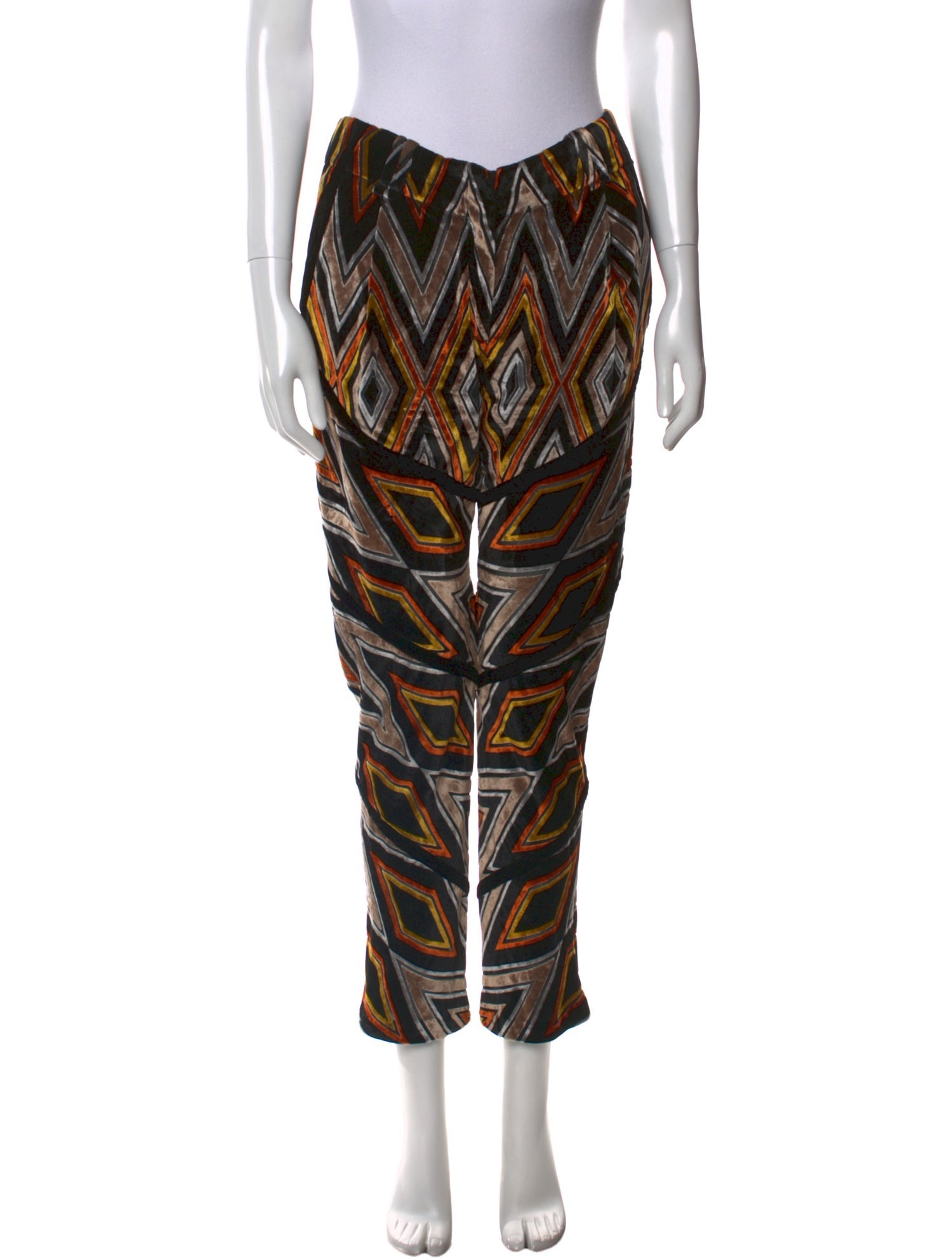 Proenza Schouler Printed Skinny Leg Pants