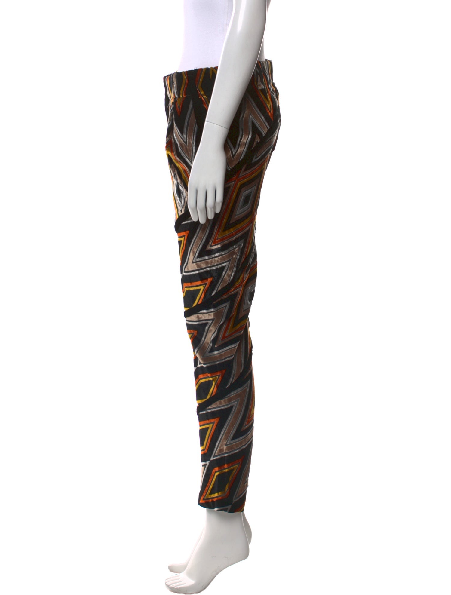 Proenza Schouler Printed Skinny Leg Pants