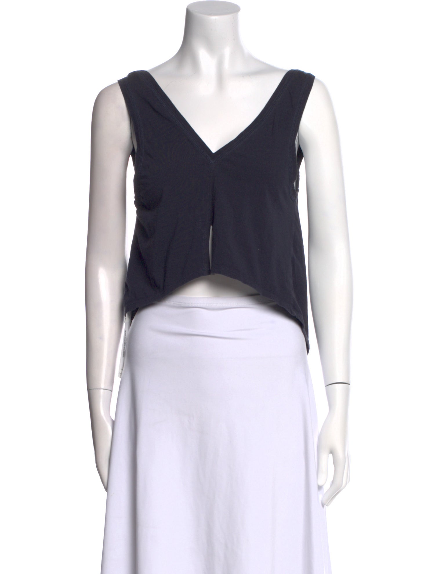 Proenza Schouler V-Neck Sleeveless Crop Top