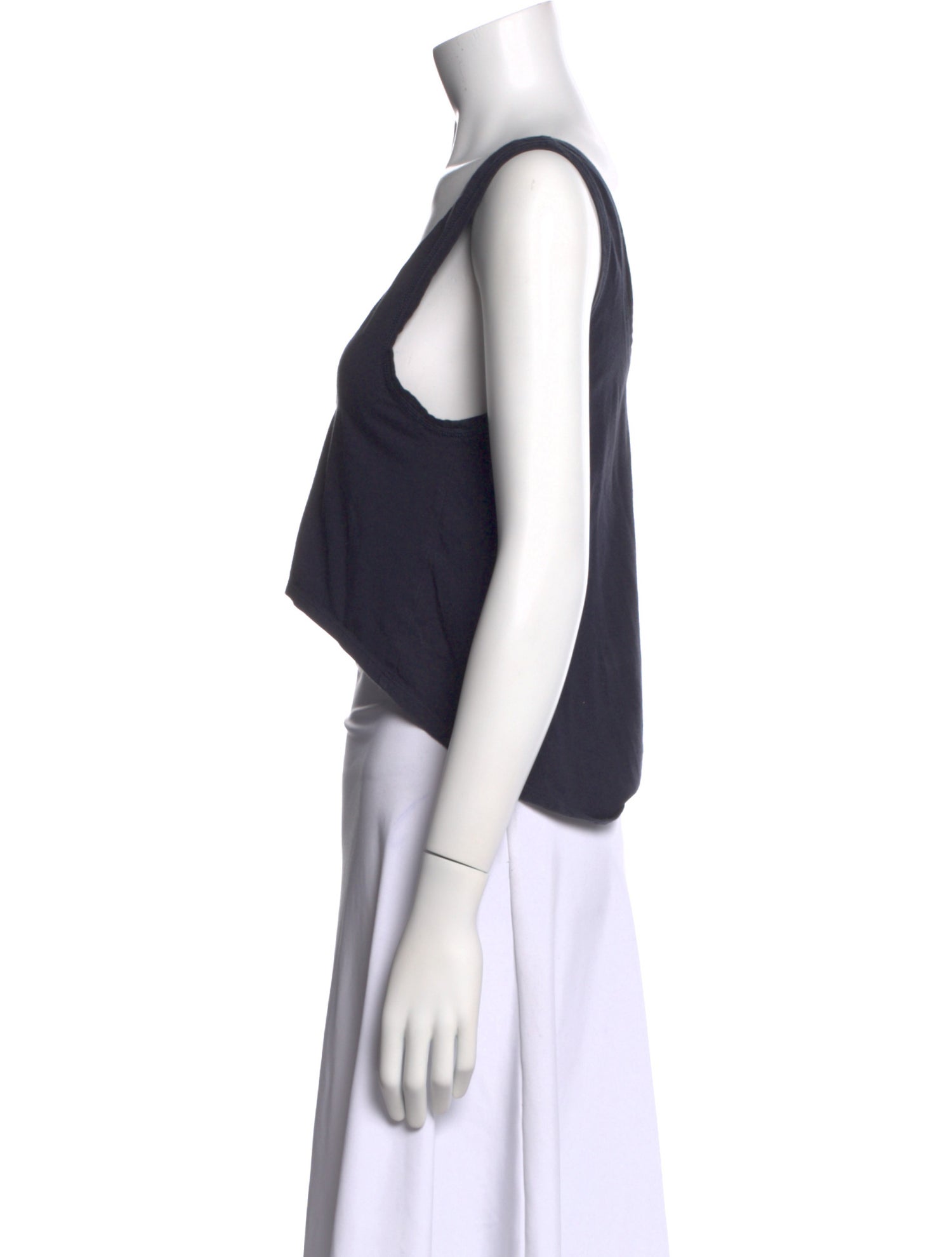 Proenza Schouler V-Neck Sleeveless Crop Top