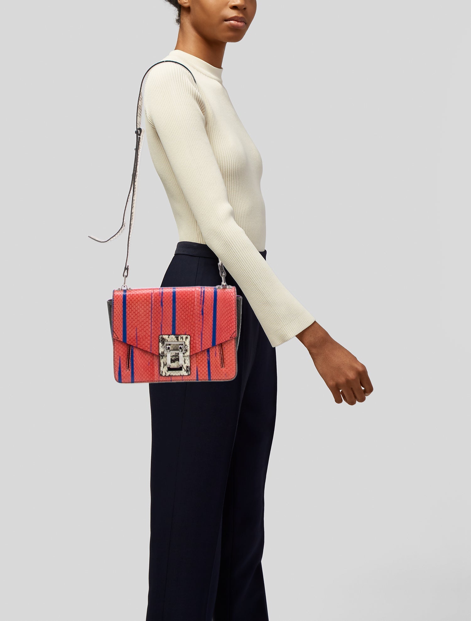 Proenza Schouler Snakeskin Shoulder Bag