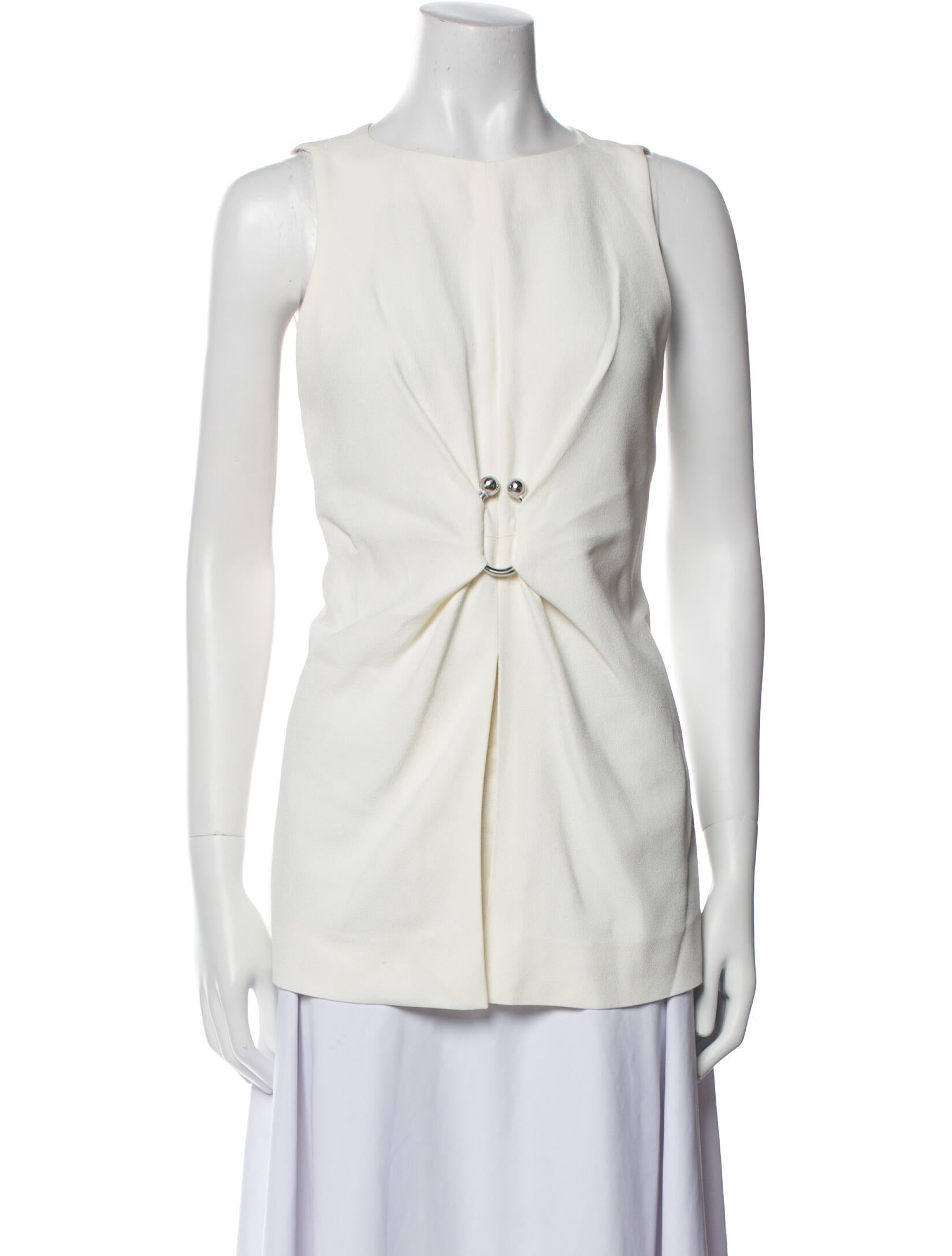 Proenza Schouler Bateau Neckline Sleeveless Tunic