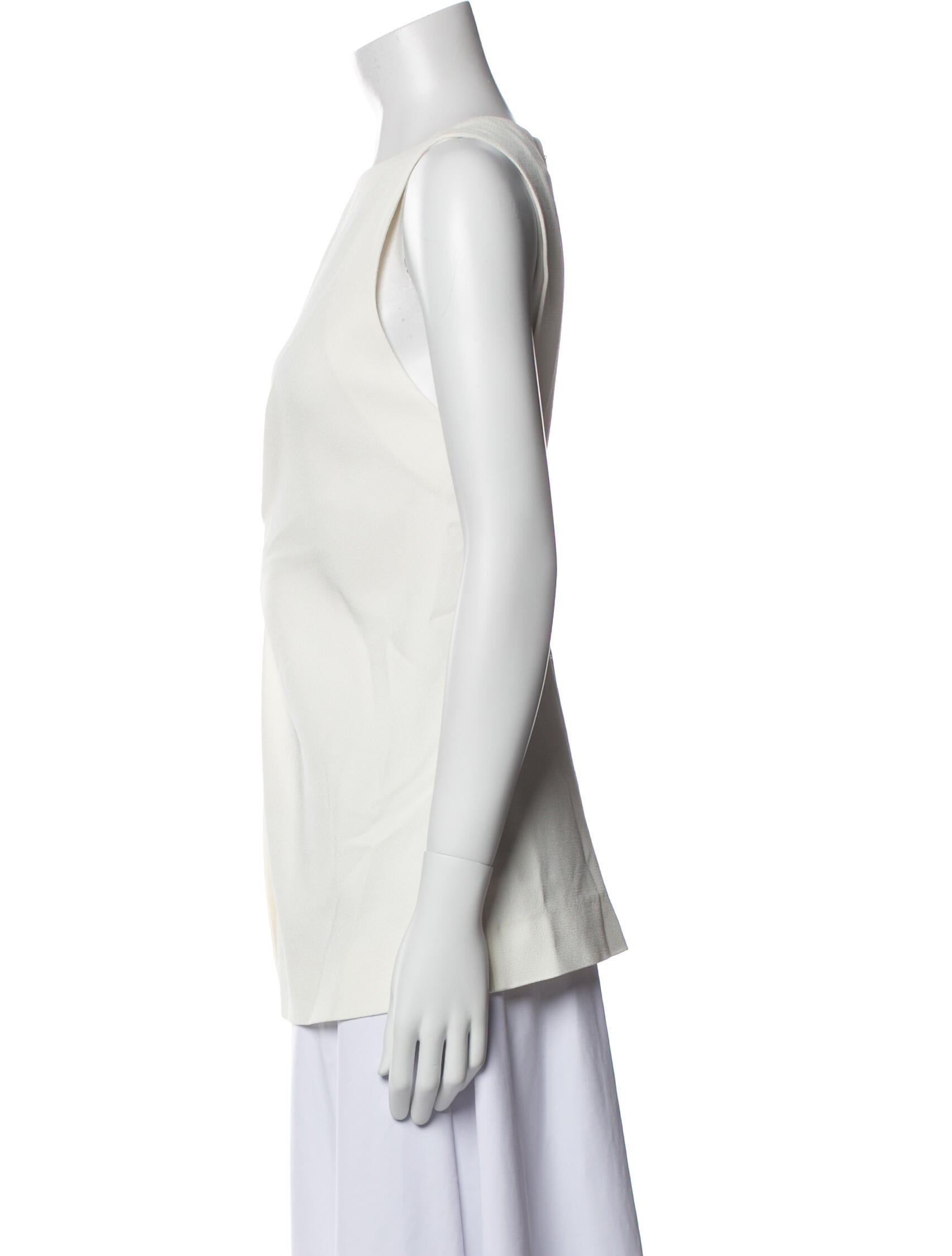 Proenza Schouler Bateau Neckline Sleeveless Tunic