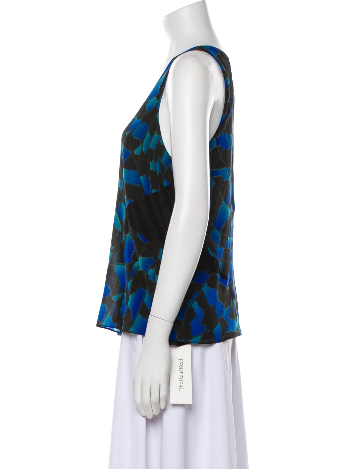 Proenza Schouler Silk Printed Top