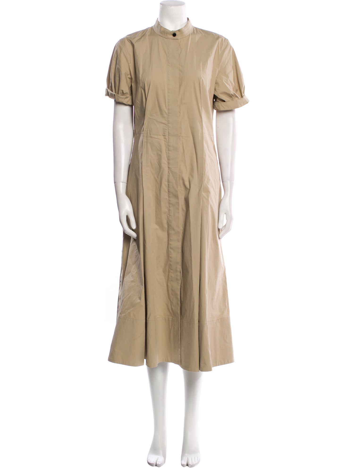 Proenza Schouler Mock Neck Long Dress