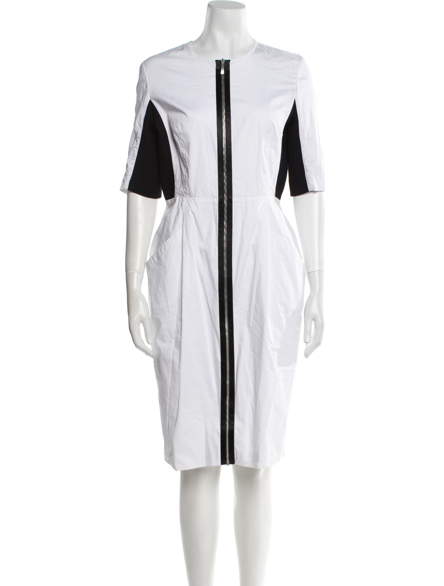 Proenza Schouler Crew Neck Knee-Length Dress