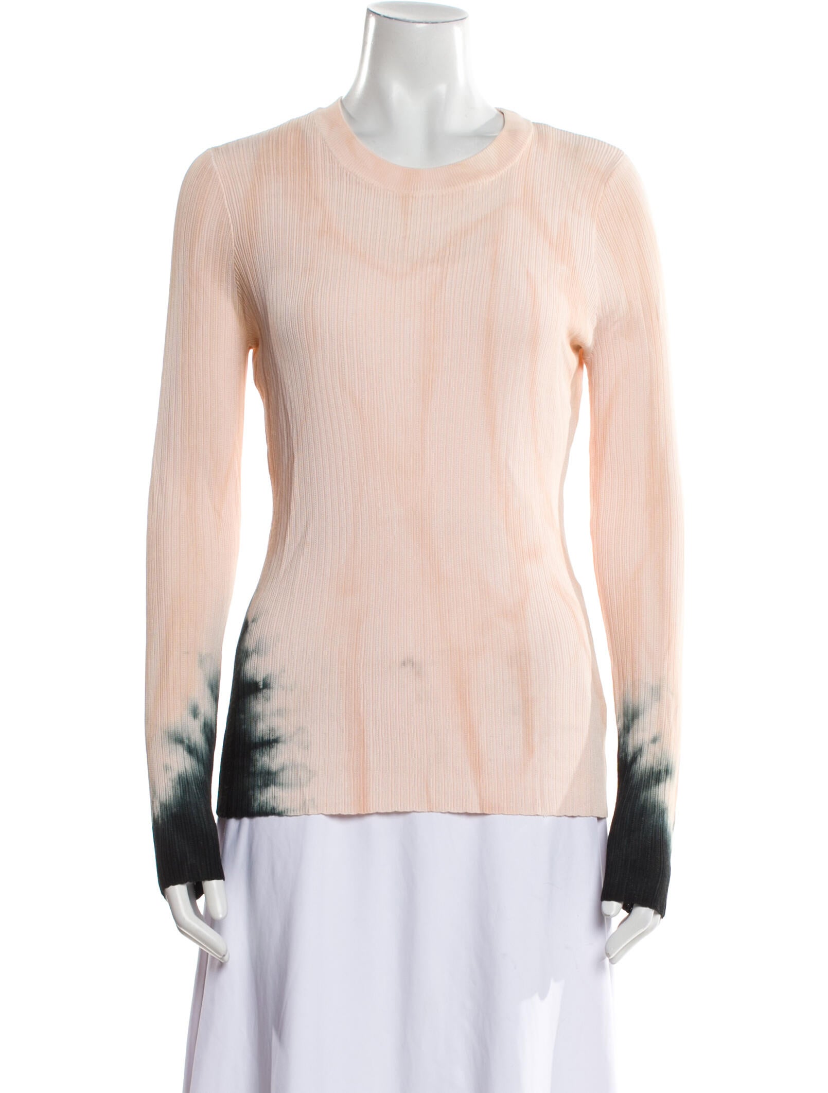 Proenza Schouler Tie-Dye Print Crew Neck Sweater