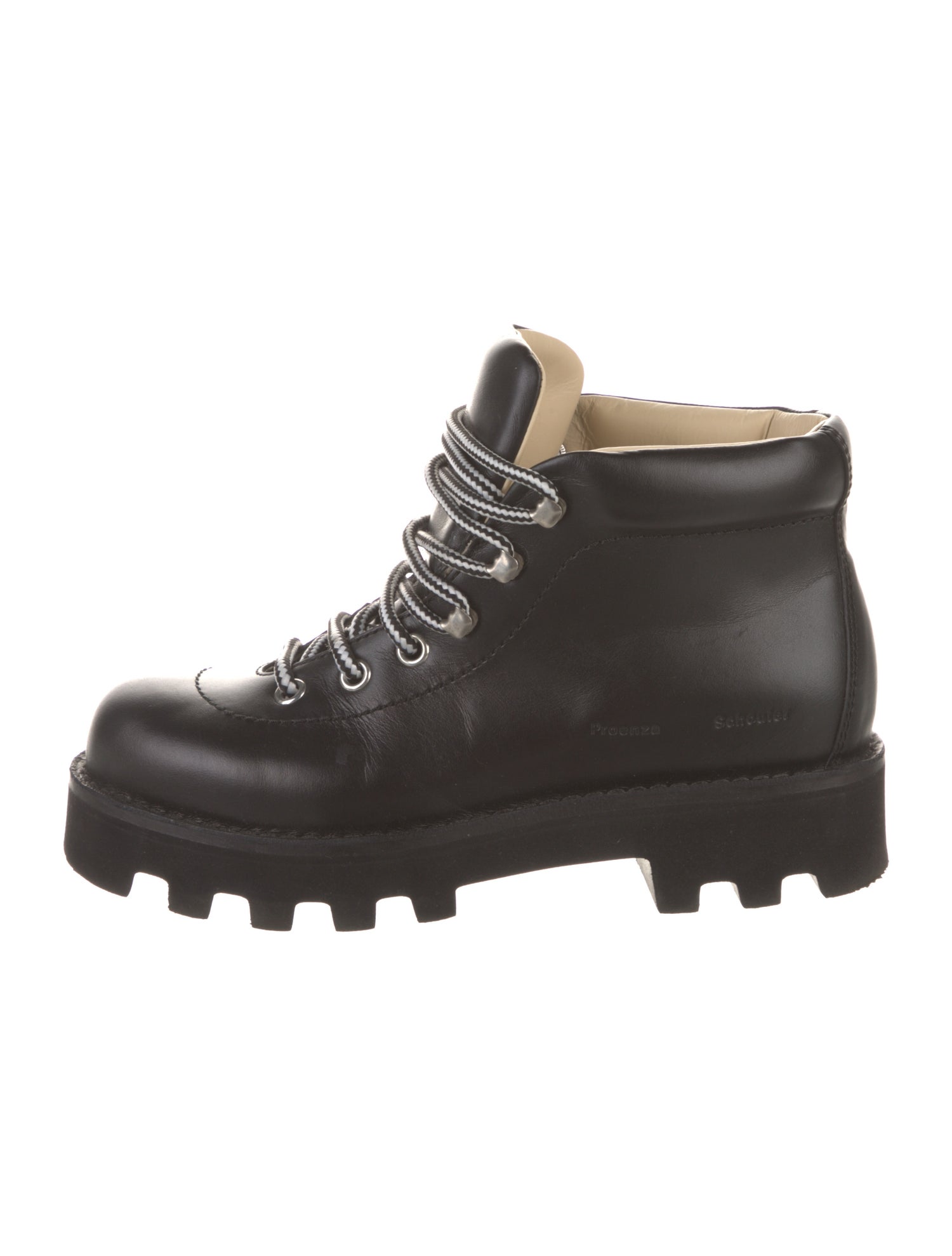Proenza Schouler Leather Combat Boots
