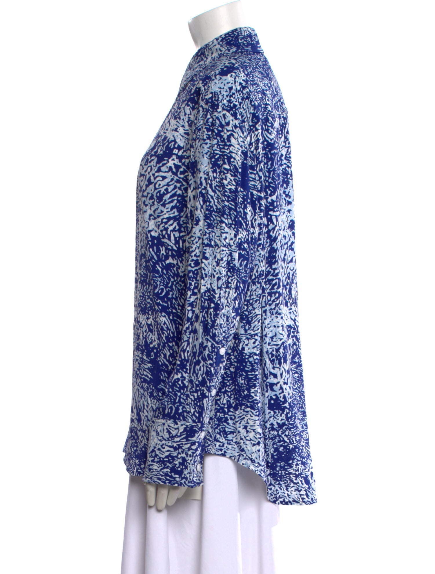 Proenza Schouler Printed Mock Neck Tunic w/ Tags