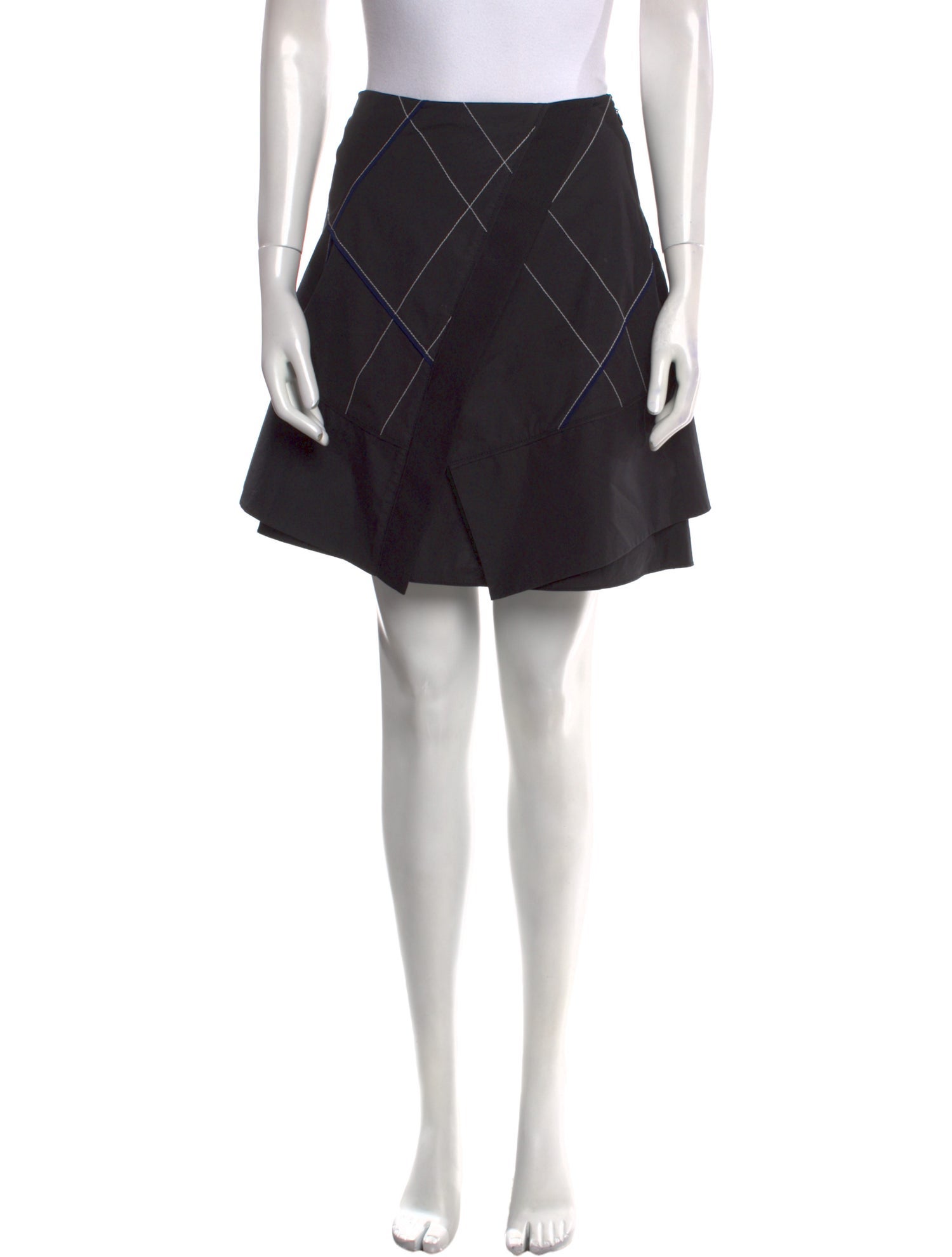 Proenza Schouler Plaid Print Mini Skirt