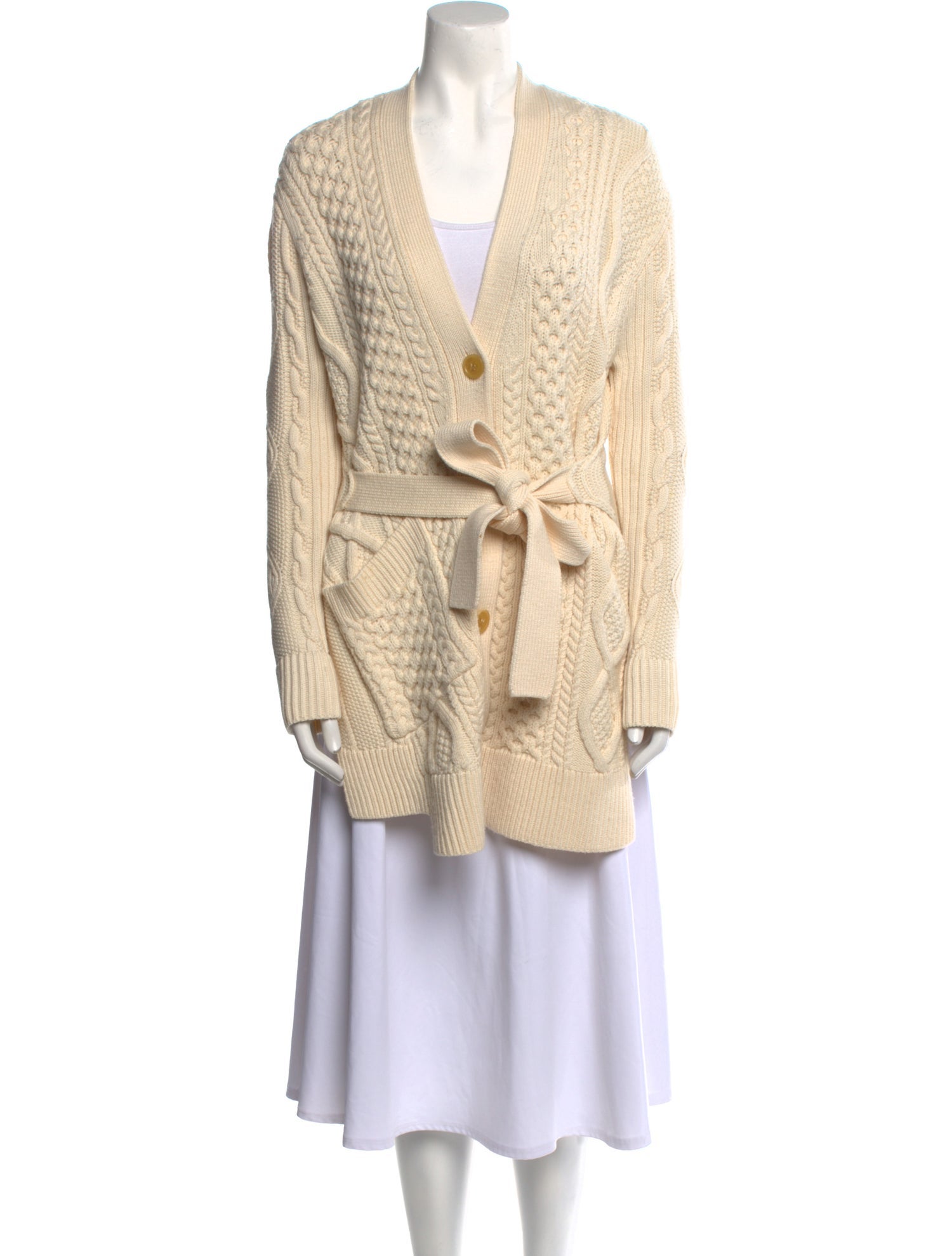 Proenza Schouler Wool V-Neck Sweater