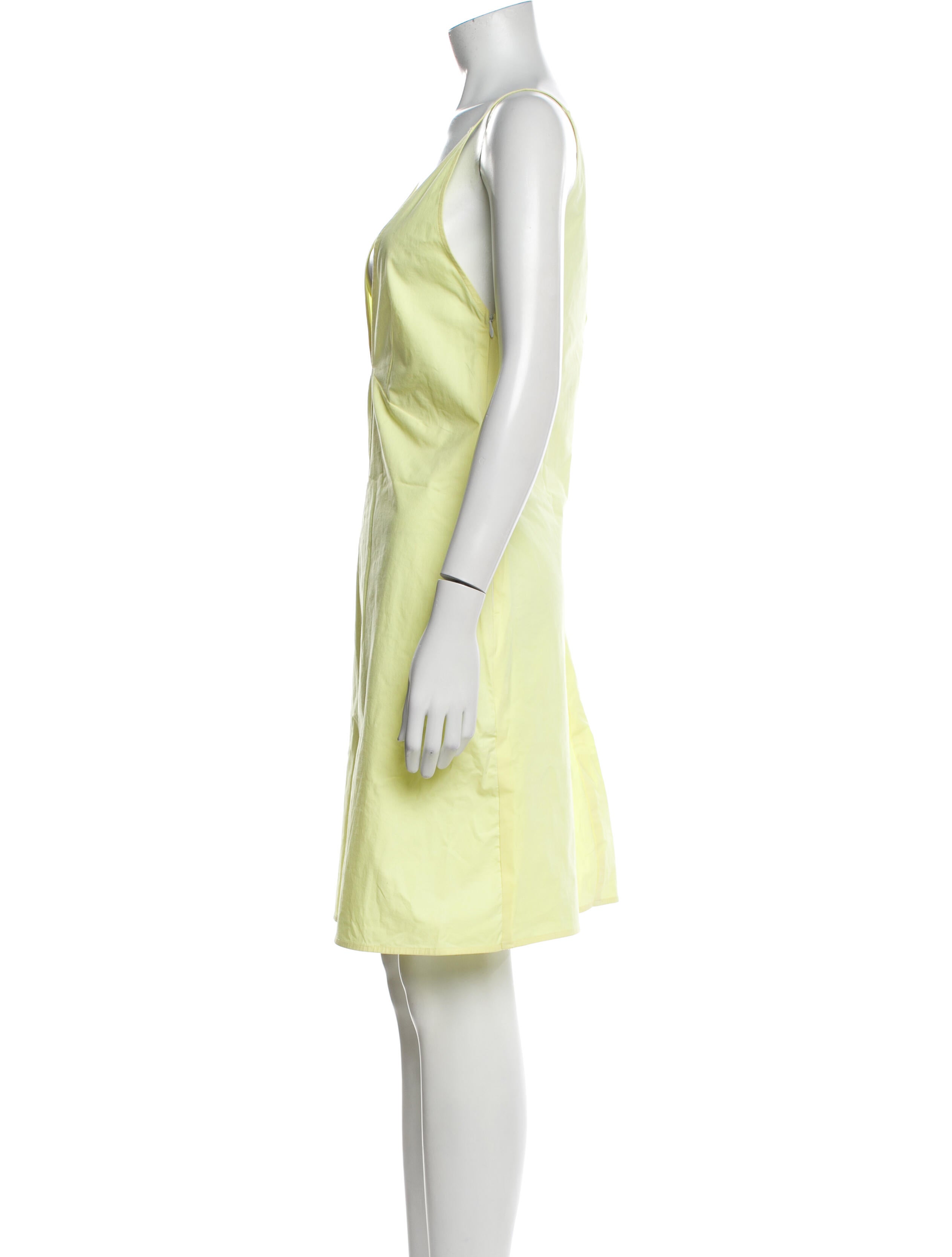 Proenza Schouler V-Neck Knee-Length Dress