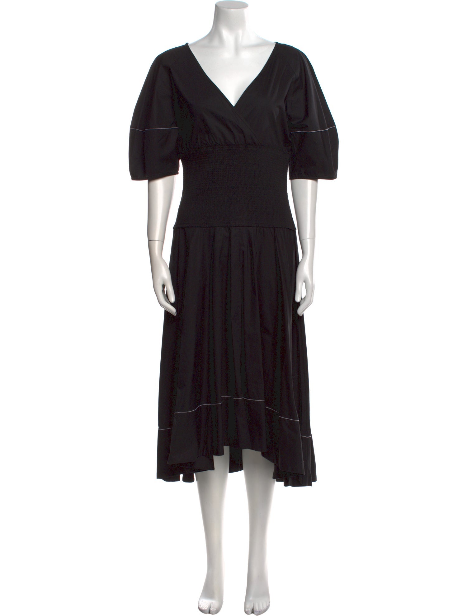 Proenza Schouler V-Neck Long Dress