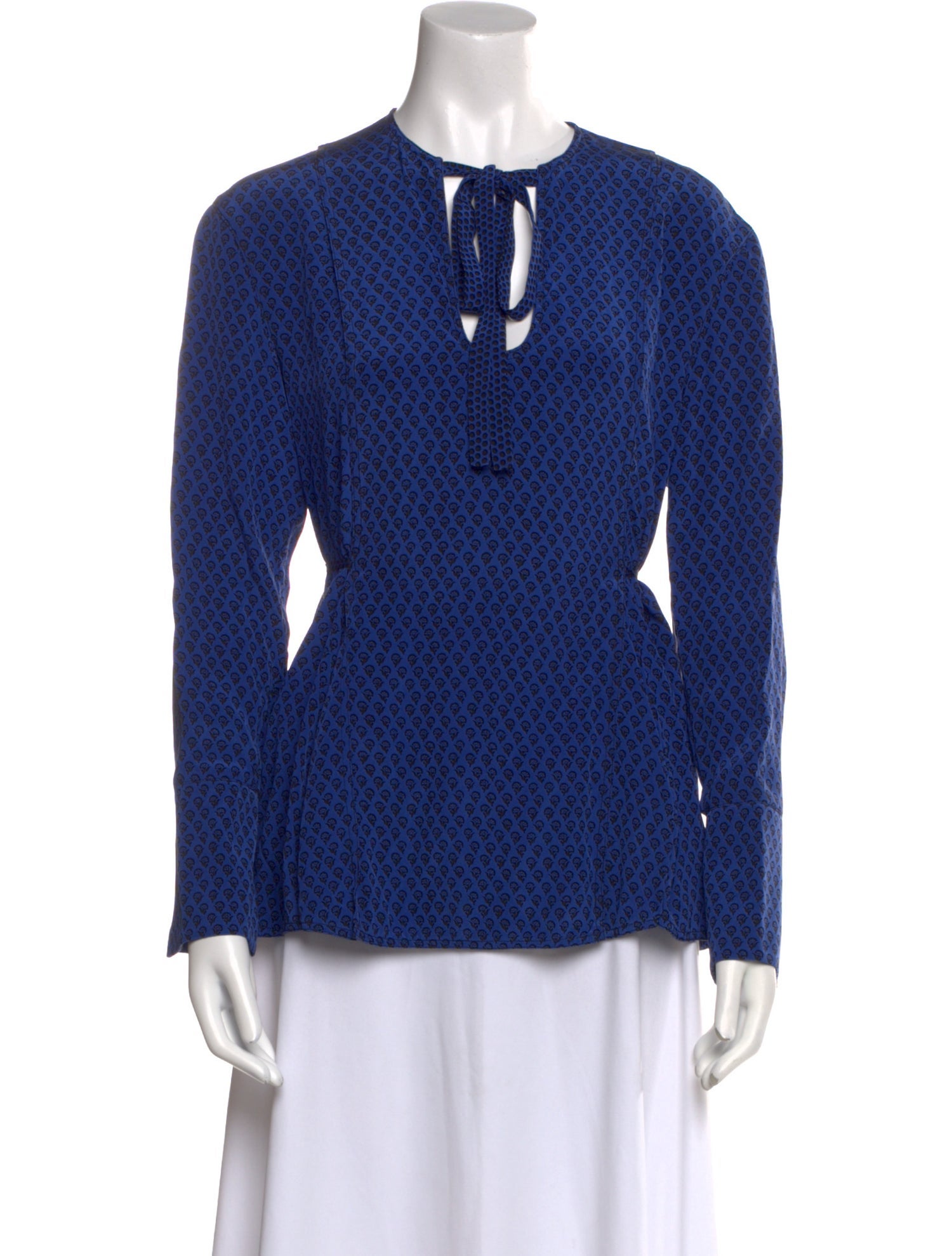 Proenza Schouler Silk Printed Top