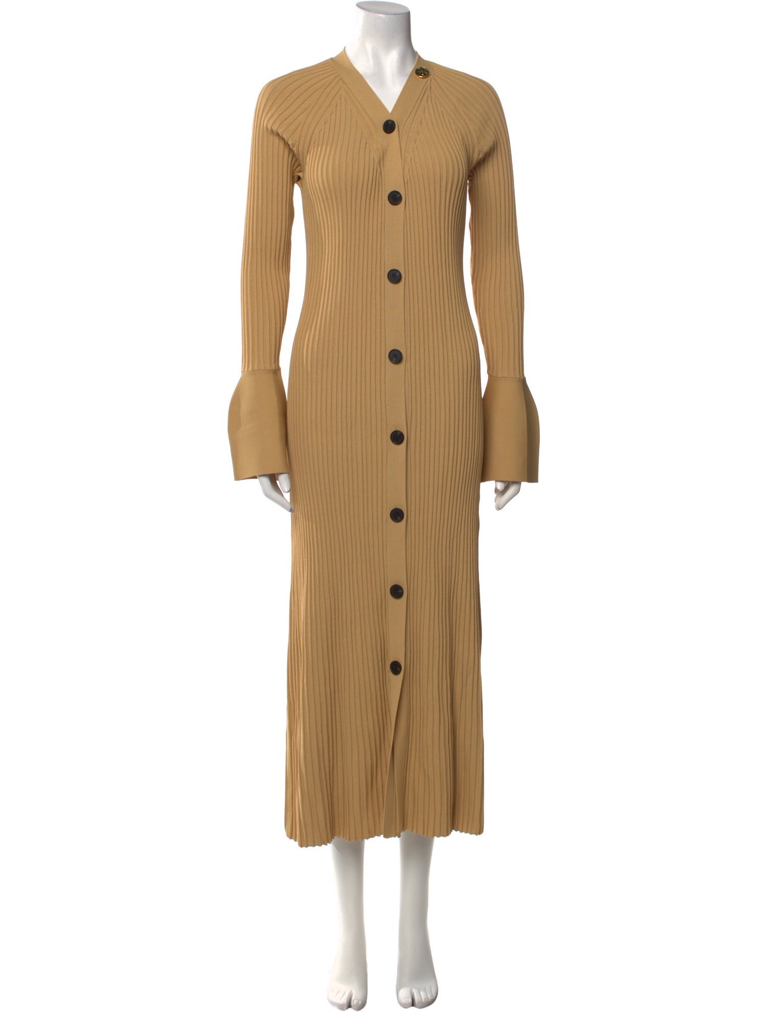 Proenza Schouler V-Neck Long Dress