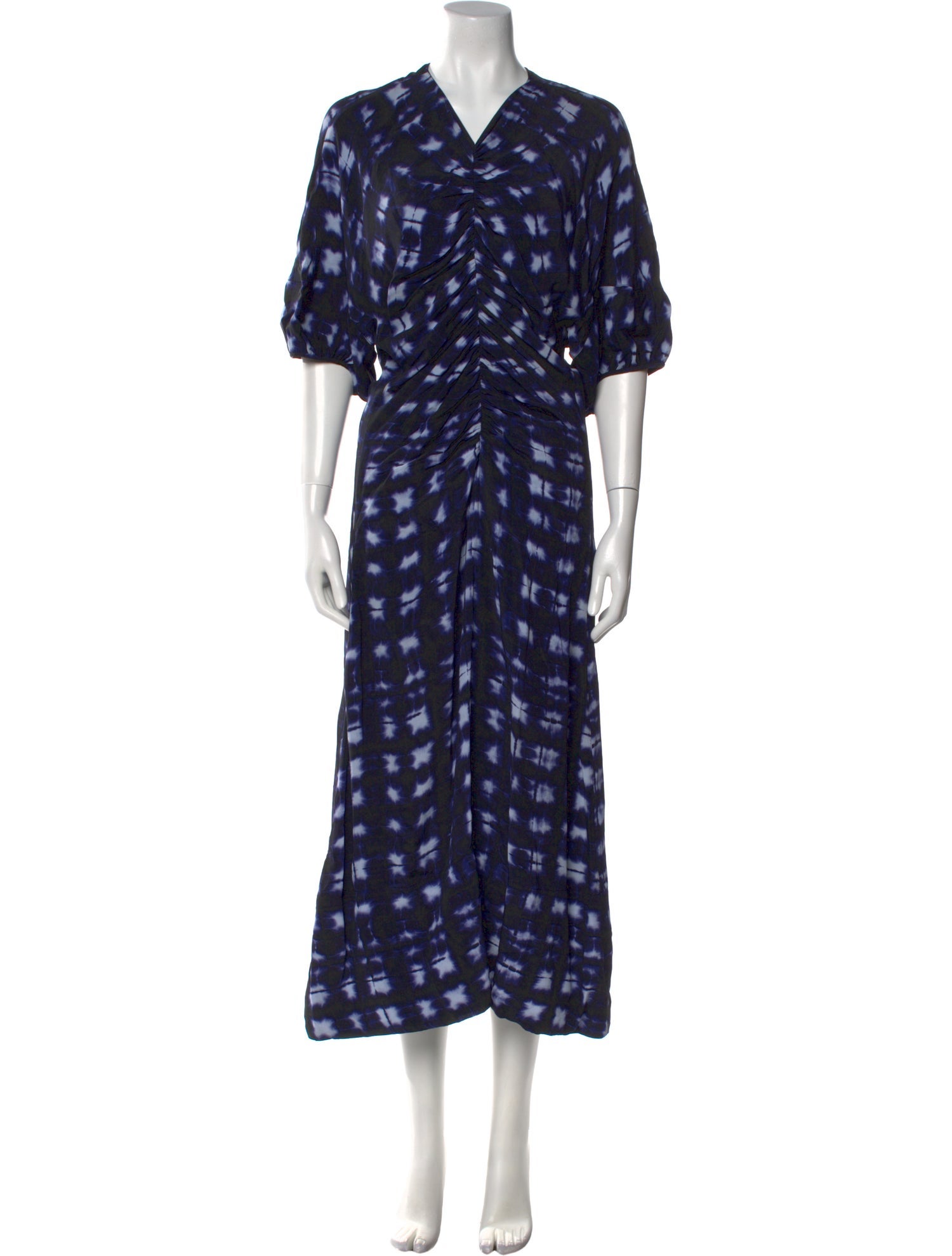 Proenza Schouler Tie-Dye Print Long Dress